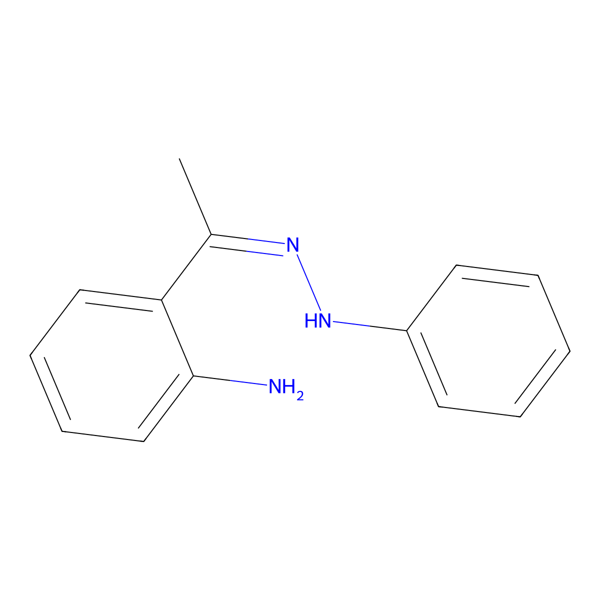 2'-Aminoacetophenone phenylhydrazone molecular structure, CAS 40754-13-0