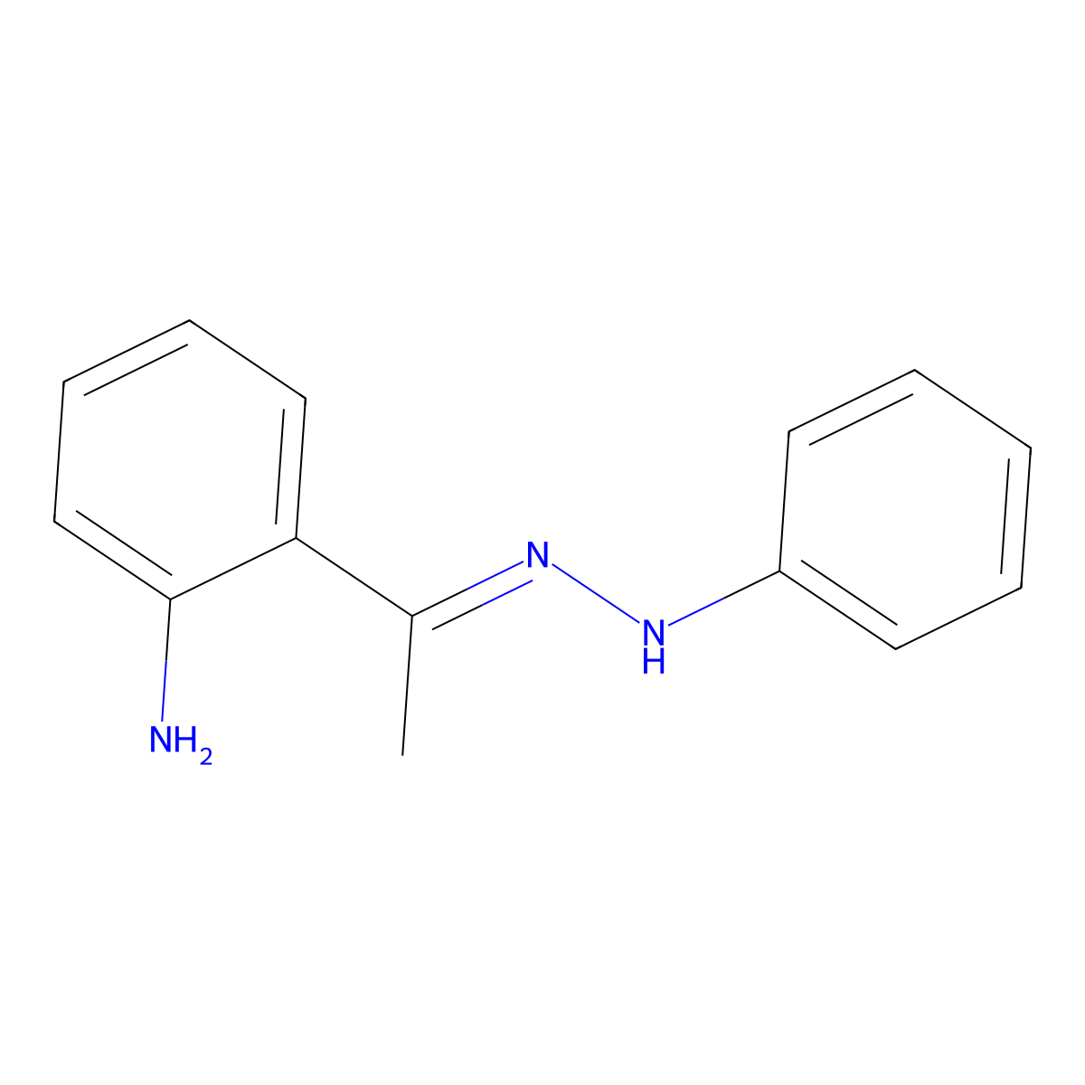 2'-Aminoacetophenone phenylhydrazone molecular structure, CAS 40754-13-0