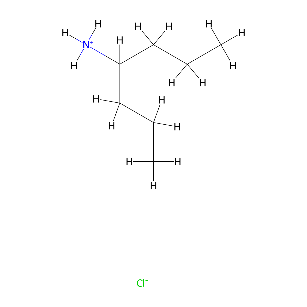 4-Heptylamine, hydrochloride molecular structure, CAS 40755-14-4
