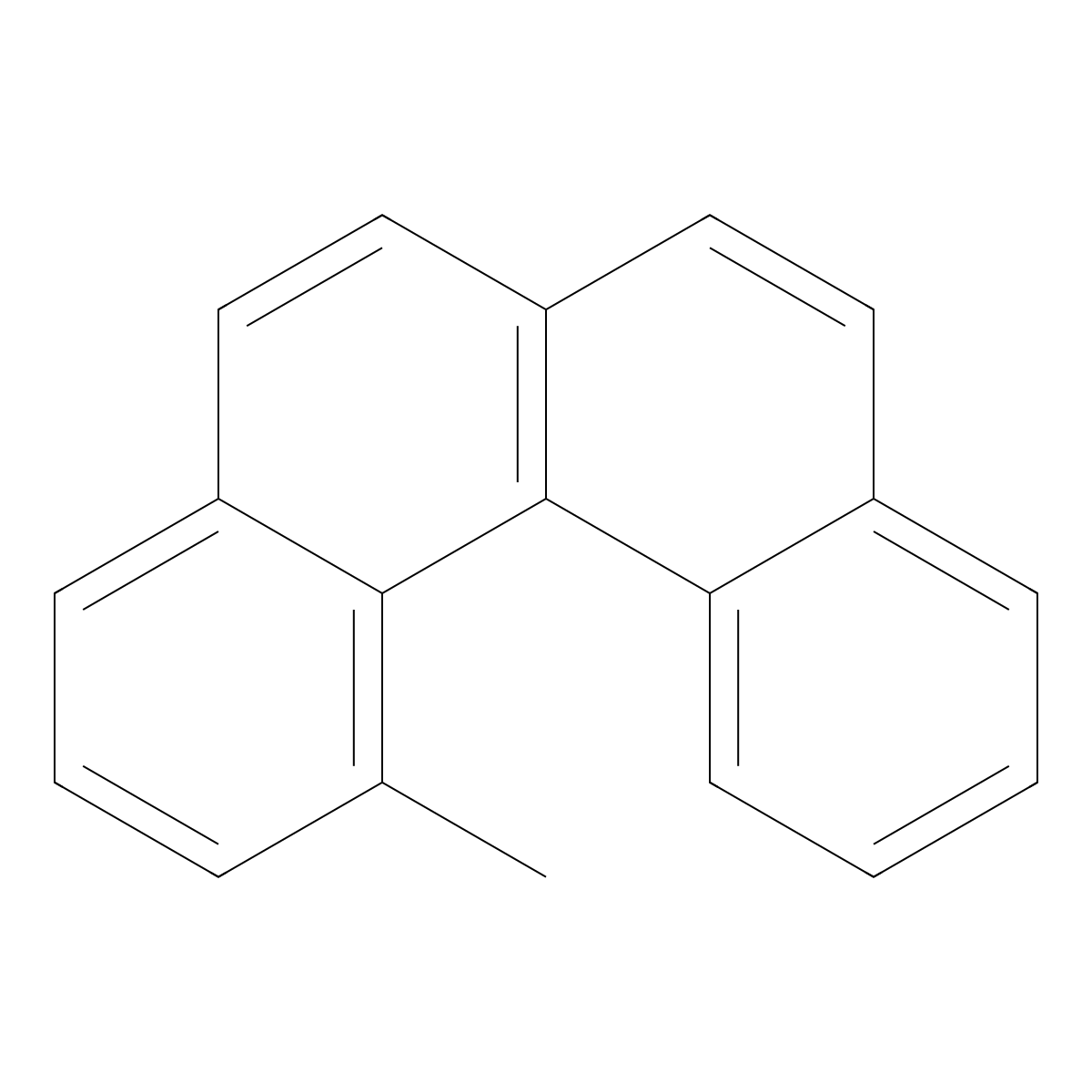 1-Methylbenzo(c)phenanthrene molecular structure, CAS 4076-39-5
