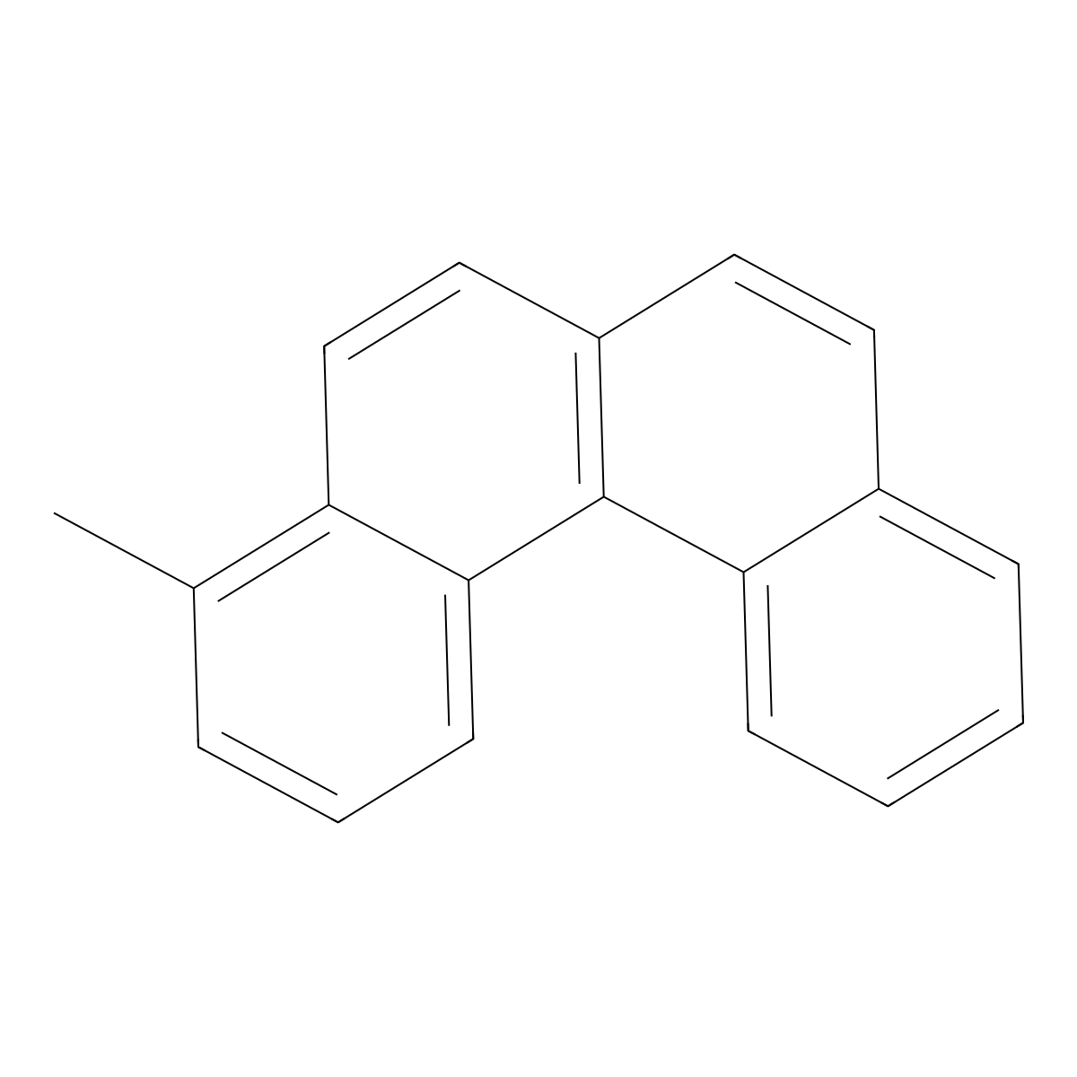 4-Methylbenzo[c]phenanthrene molecular structure, CAS 4076-40-8