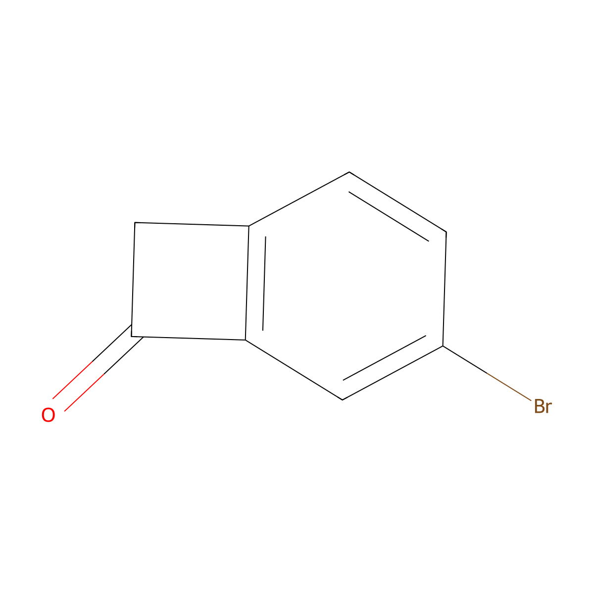 4-Bromobicyclo(4.2.0)octa-1,3,5-trien-7-one molecular structure, CAS 407610-91-7