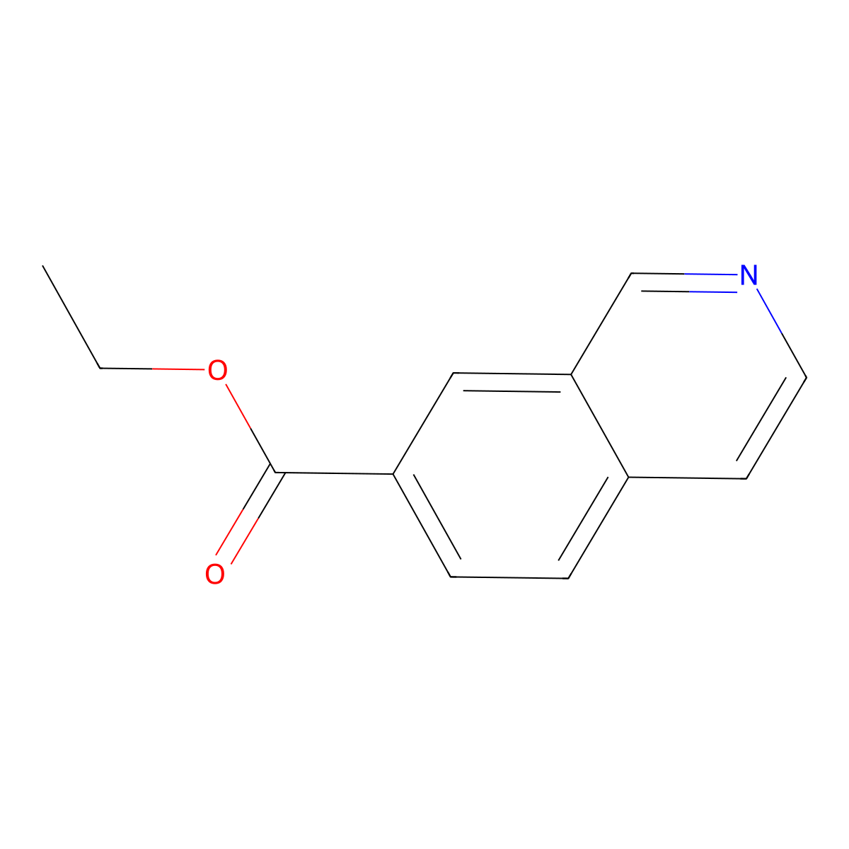 Ethyl isoquinoline-7-carboxylate molecular structure, CAS 407623-83-0