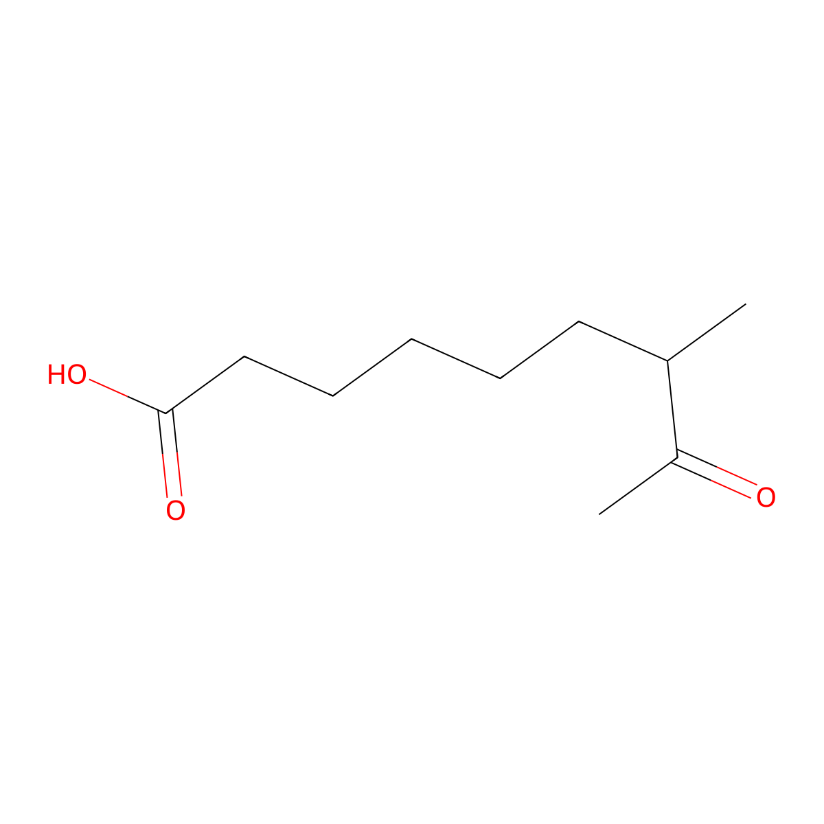 7-Methyl-8-oxononanoic acid molecular structure, CAS 407627-97-8