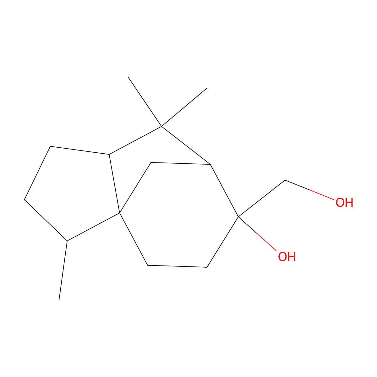 1,7-Diepi-8,15-cedranediol molecular structure, CAS 40768-81-8