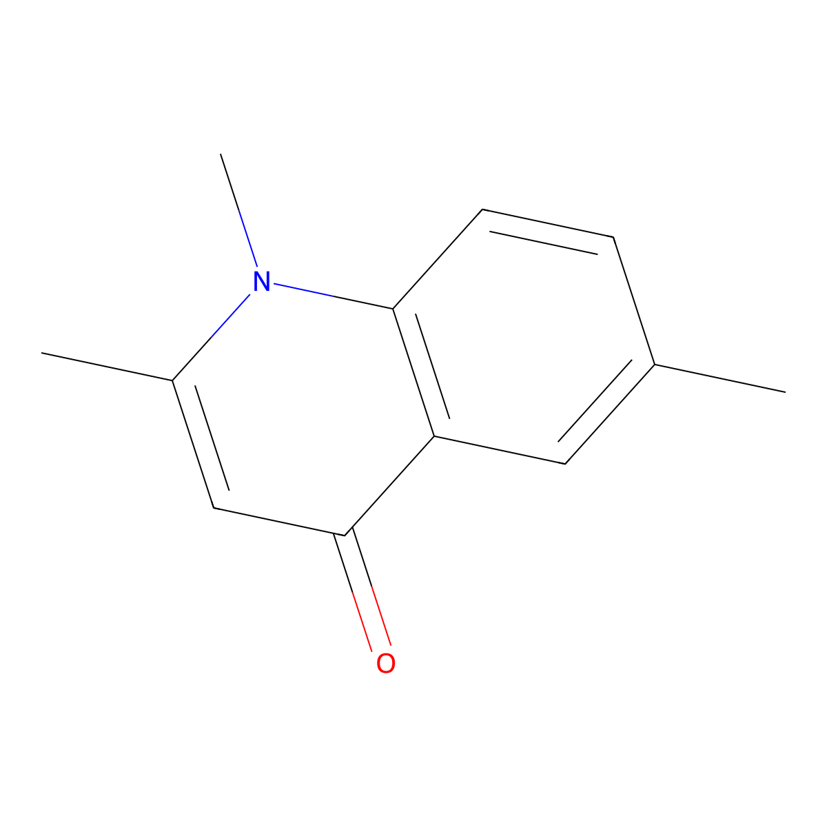 1,2,6-Trimethylquinolin-4(1H)-one molecular structure, CAS 40770-92-1