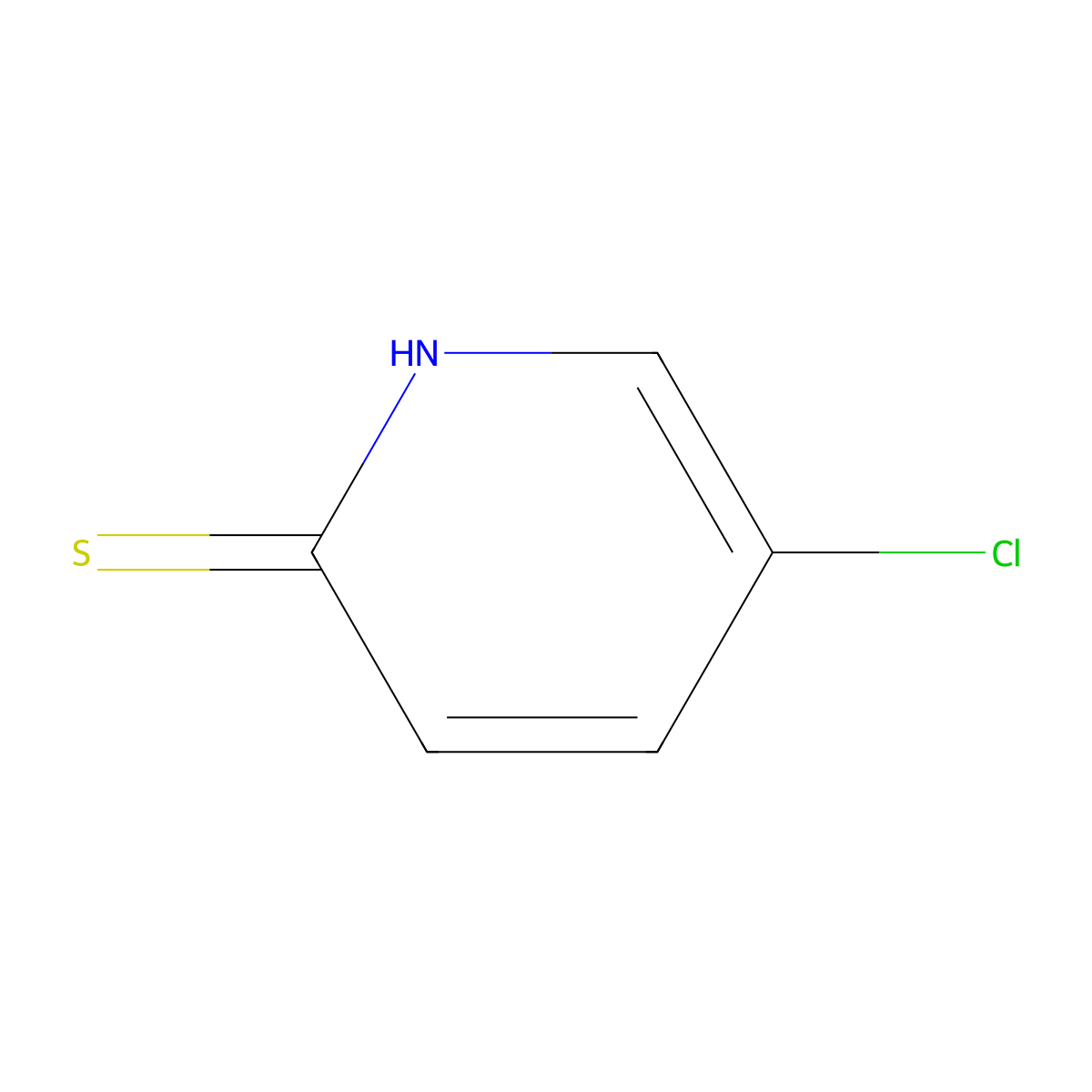 5-Chloropyridine-2-thiol molecular structure, CAS 40771-41-3