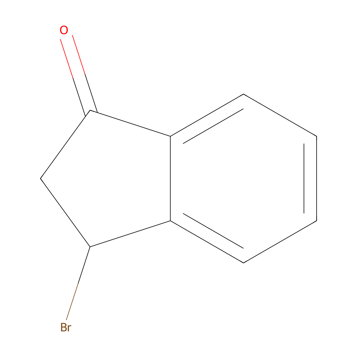 3-Bromo-1-indanone molecular structure, CAS 40774-41-2
