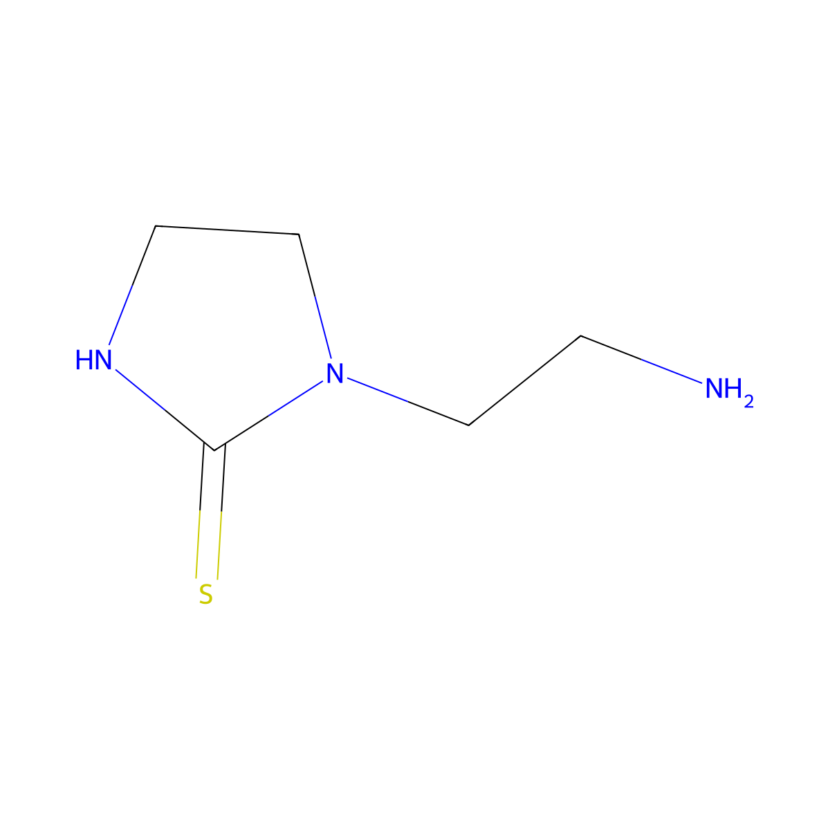 1-(2-Aminoethyl)imidazolidine-2-thione molecular structure, CAS 40778-59-4
