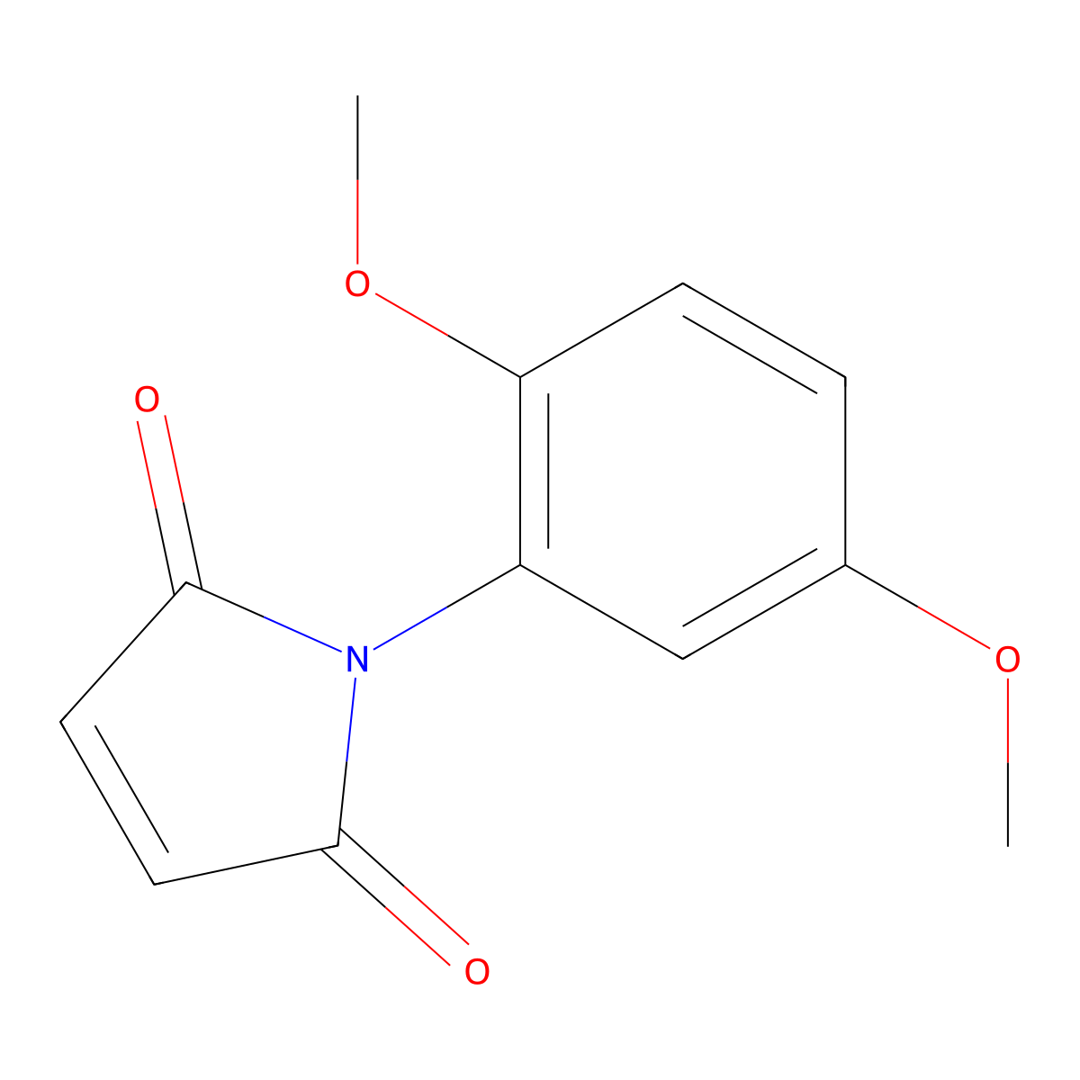 1-(2,5-Dimethoxyphenyl)-1H-pyrrole-2,5-dione molecular structure, CAS 40783-24-2