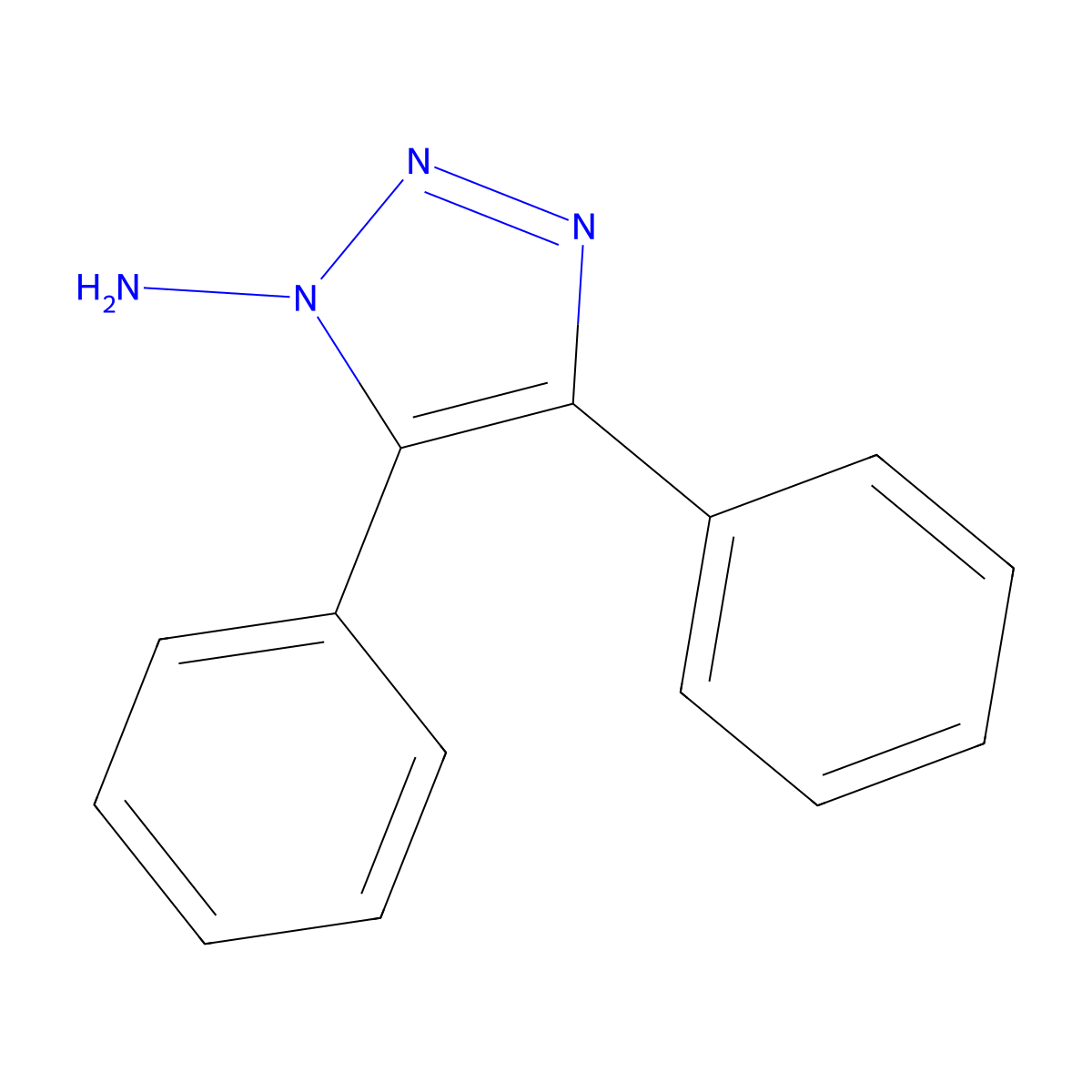 4,5-Diphenyl-1H-1,2,3-triazol-1-amine molecular structure, CAS 40788-61-2