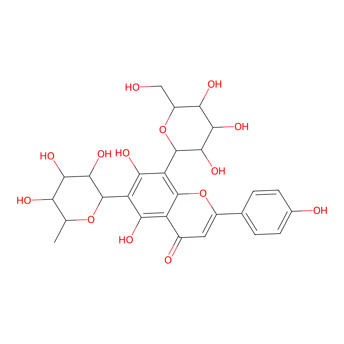 Isoviolanthin molecular structure, CAS 40788-84-9
