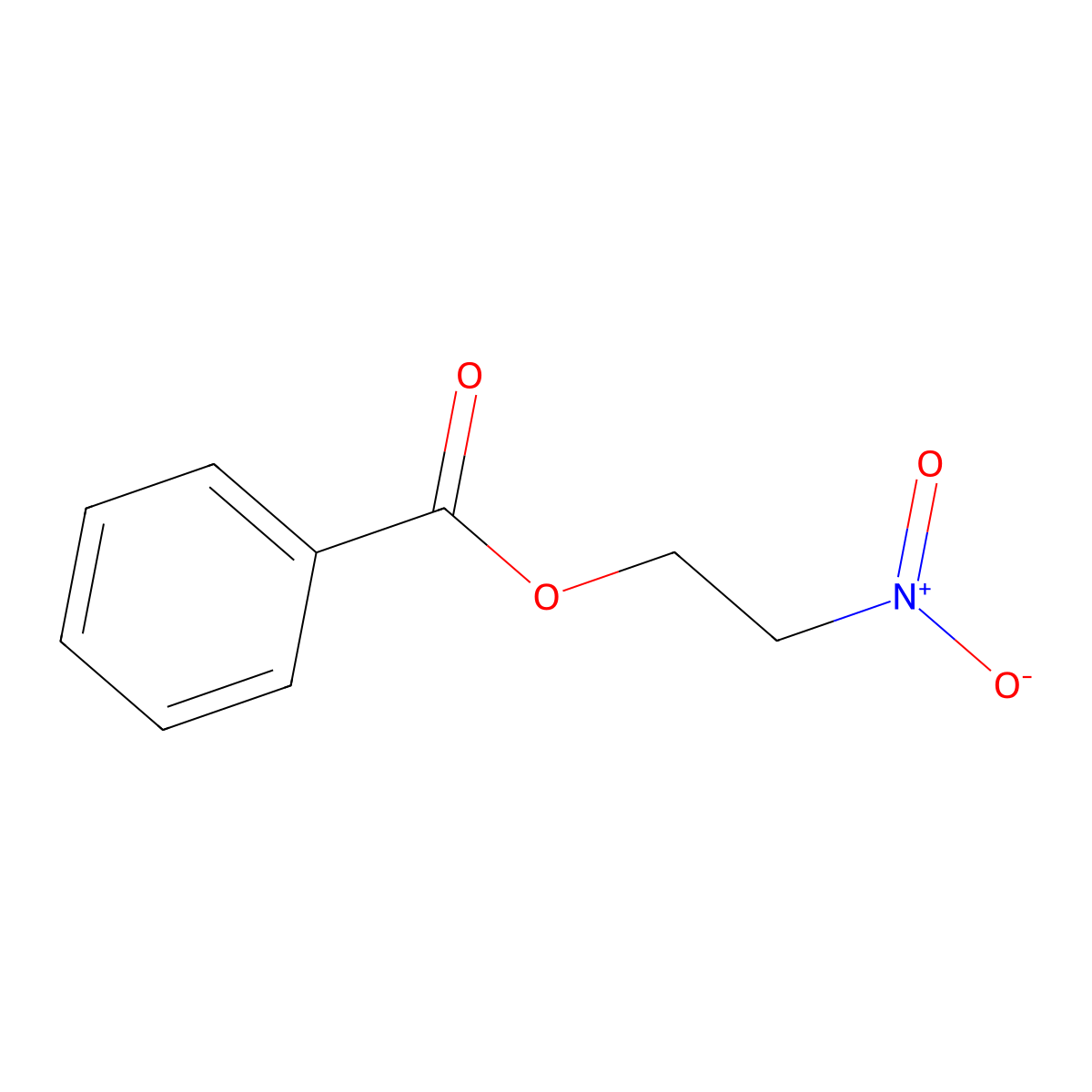 2-nitroethyl Benzoate molecular structure, CAS 40789-79-5