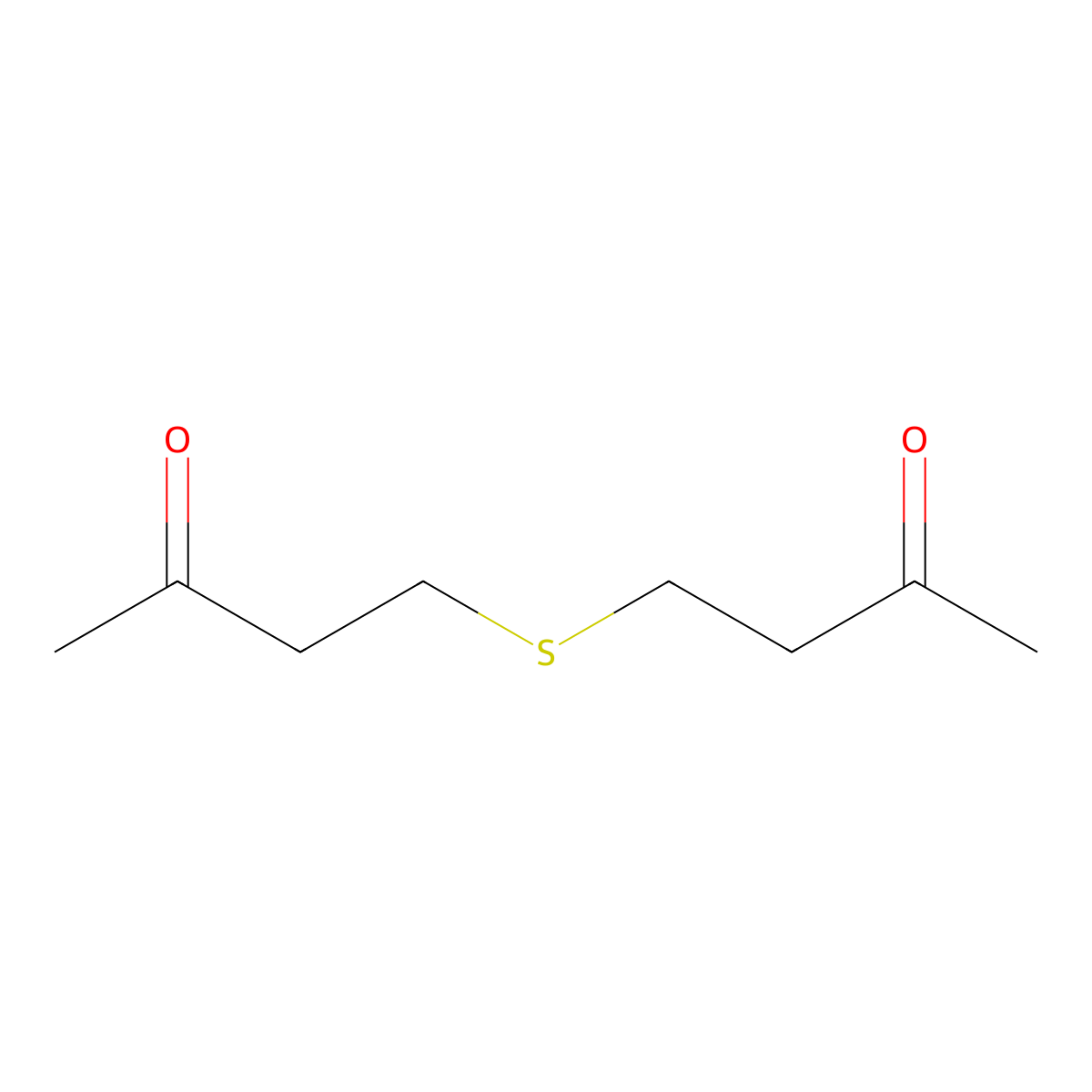 4,4'-Thiobis-2-butanone molecular structure, CAS 40790-04-3