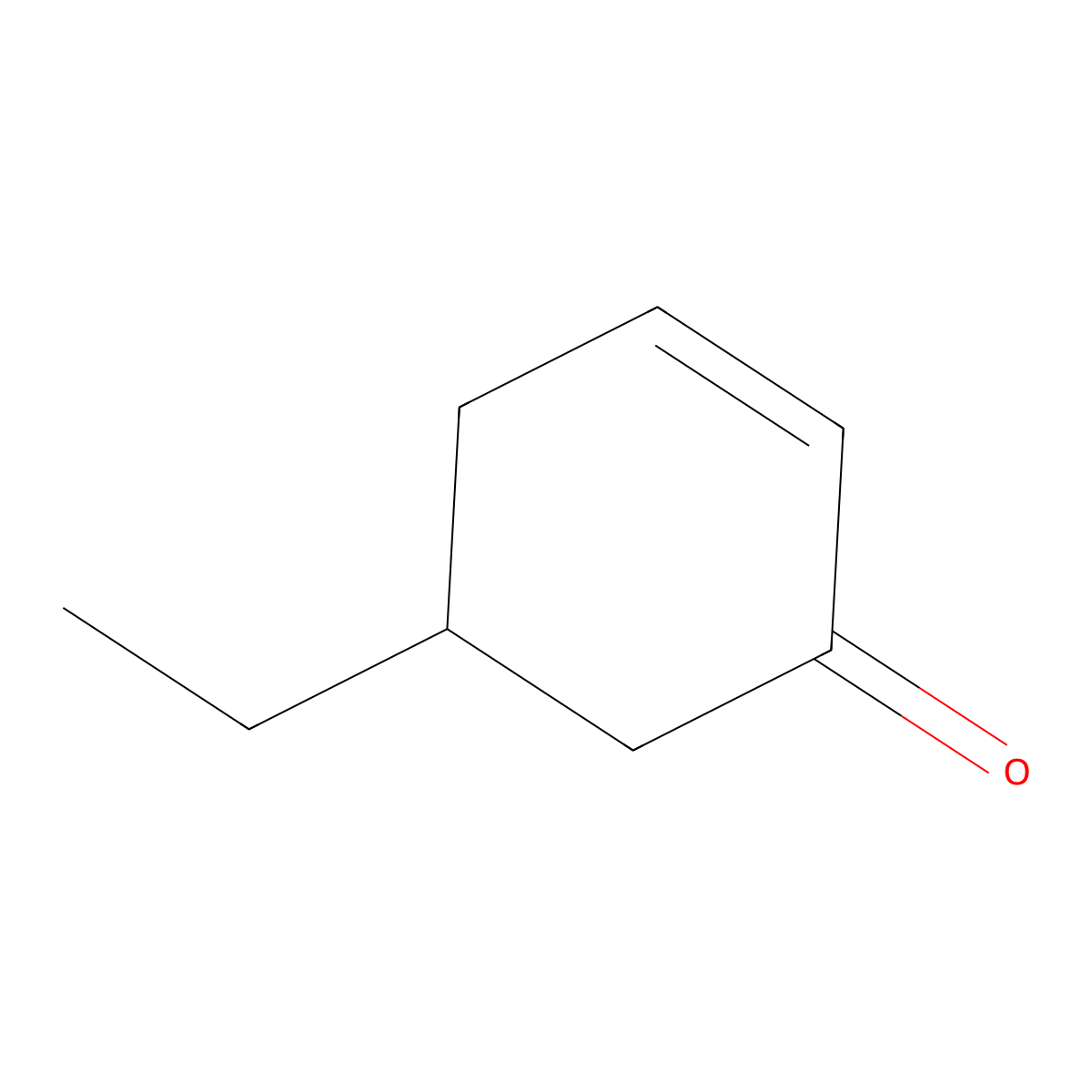 5-Ethylcyclohex-2-en-1-one molecular structure, CAS 40790-69-0