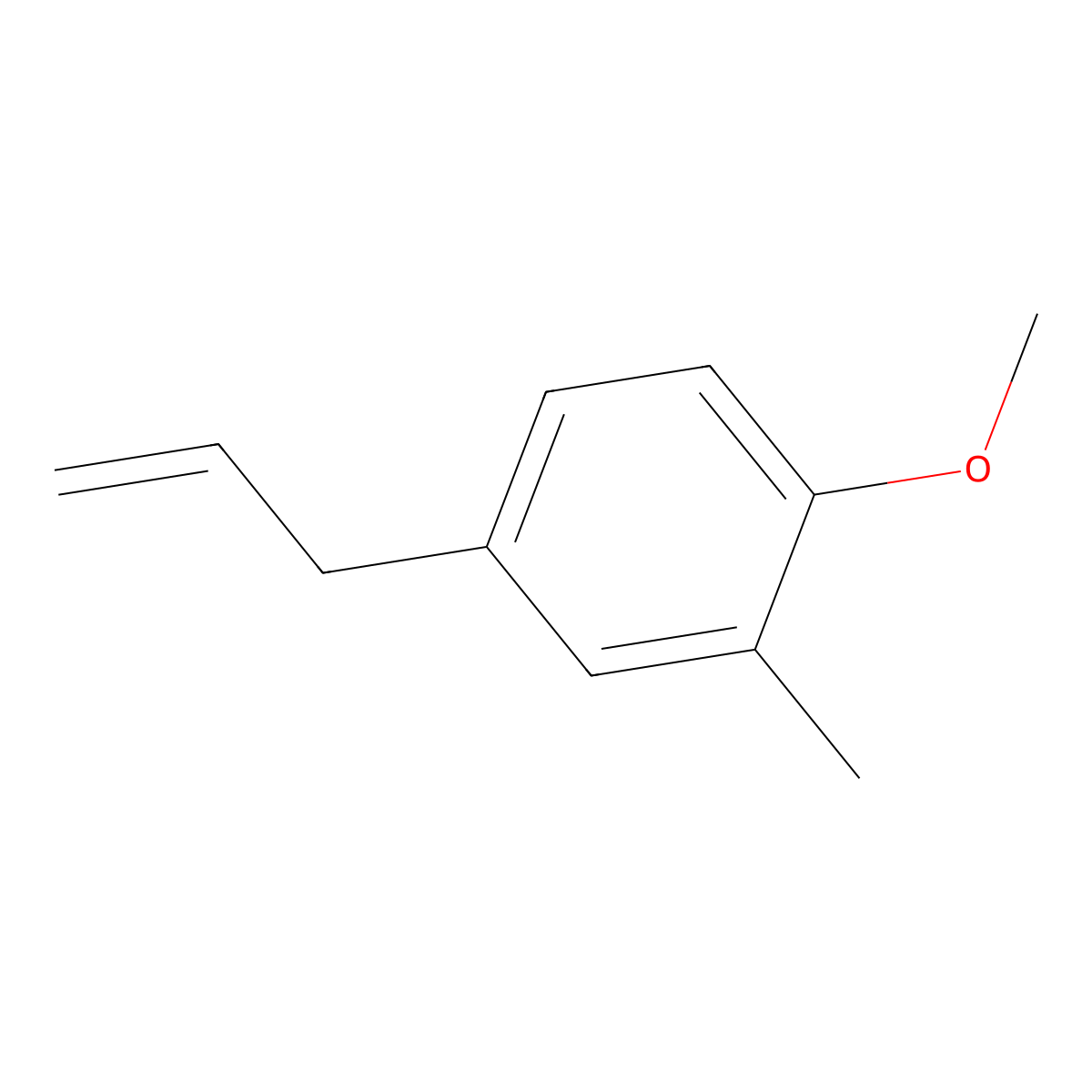 3-(4-Methoxy-3-methylphenyl)-1-propene molecular structure, CAS 40793-86-0