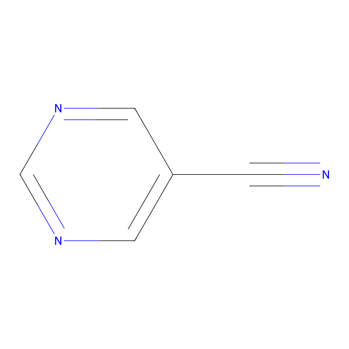 Pyrimidine-5-carbonitrile molecular structure, CAS 40805-79-6
