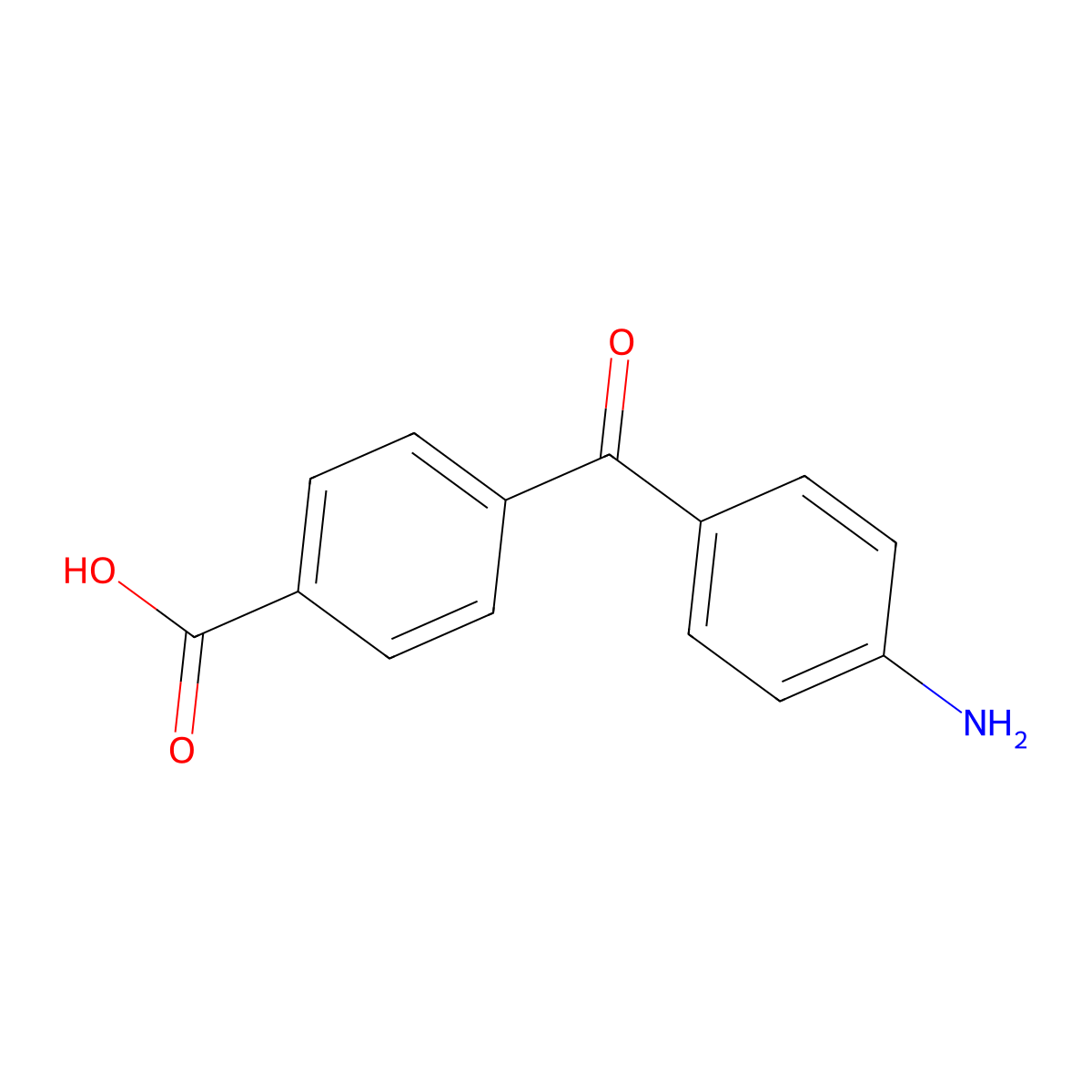 4-(4-Aminobenzoyl)benzoic acid molecular structure, CAS 40811-57-2