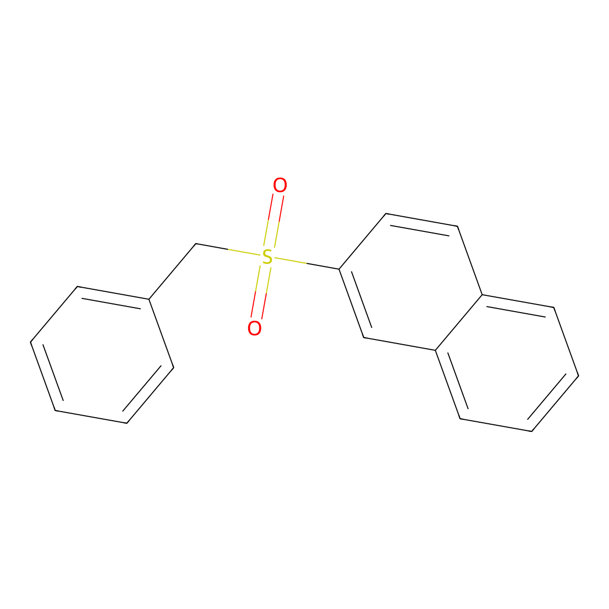 2-(Benzylsulfonyl)naphthalene molecular structure, CAS 40812-25-7