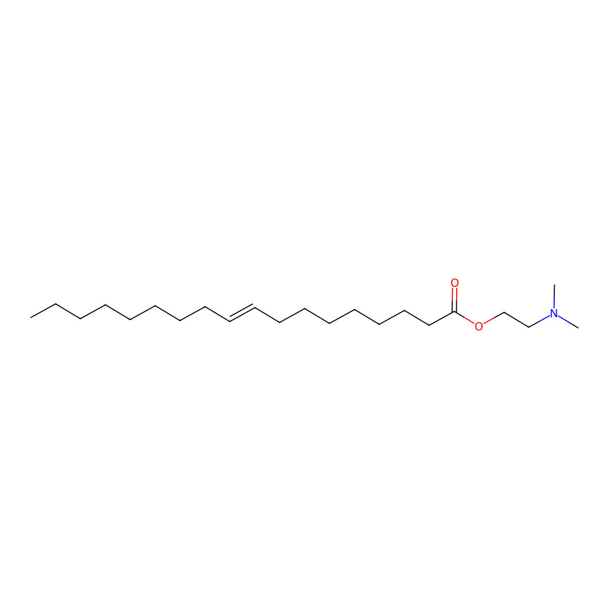 2-(Dimethylamino)ethyl (9Z)-9-octadecenoate molecular structure, CAS 40817-22-9