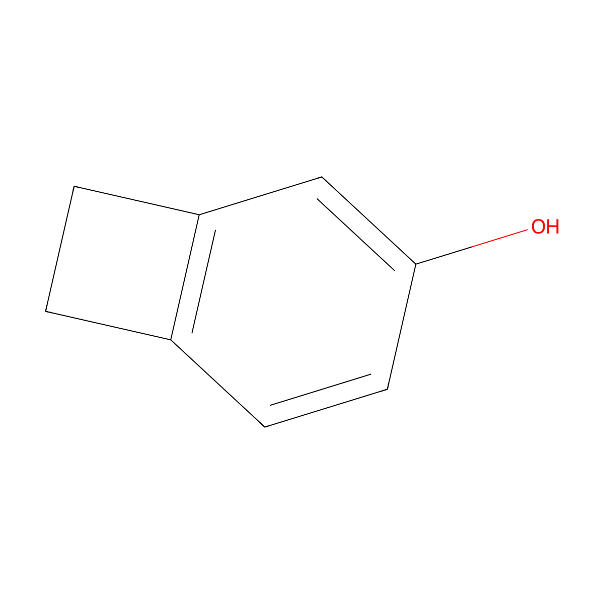 Bicyclo[4.2.0]octa-1,3,5-trien-3-ol molecular structure, CAS 4082-20-6