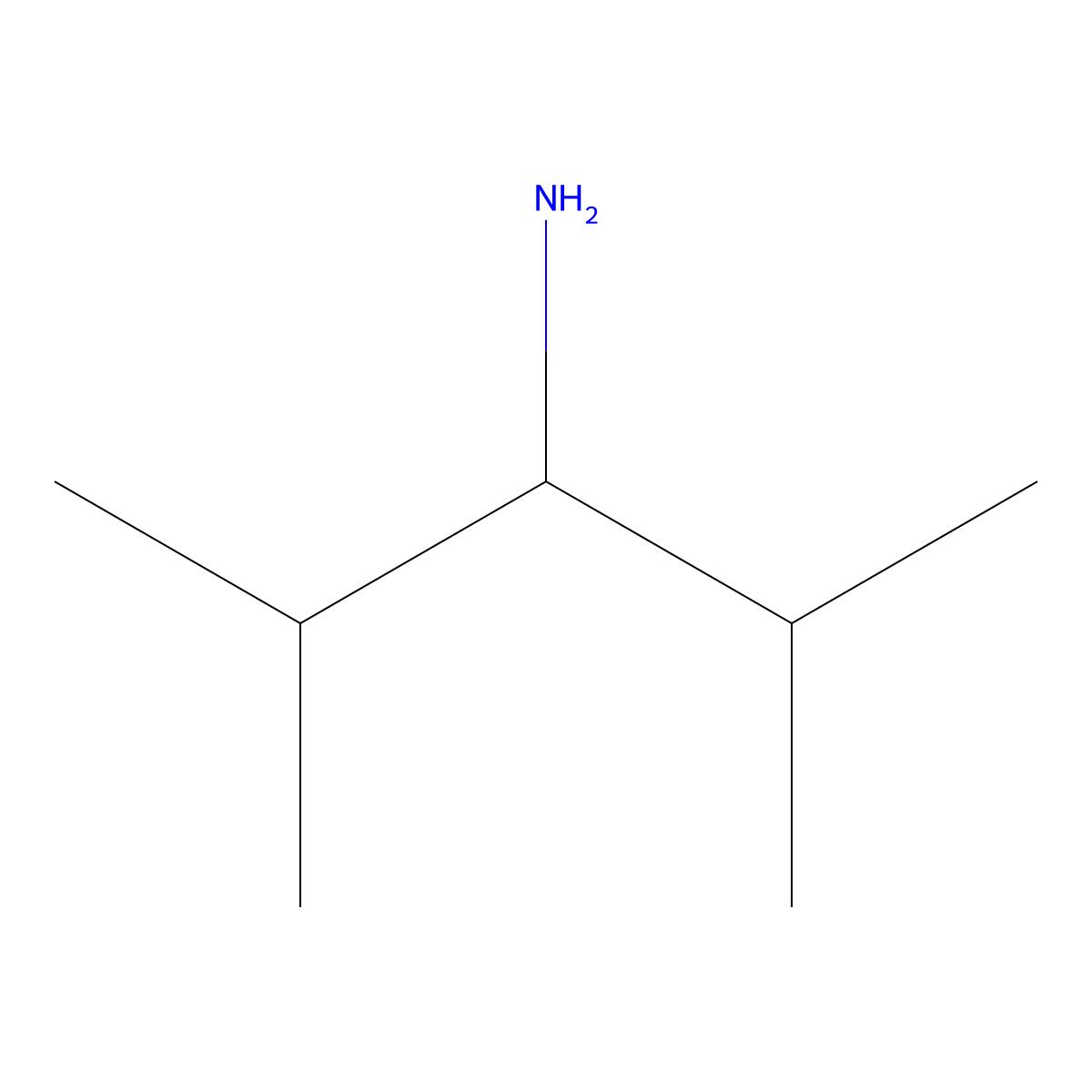 3-Pentanamine, 2,4-dimethyl- molecular structure, CAS 4083-57-2