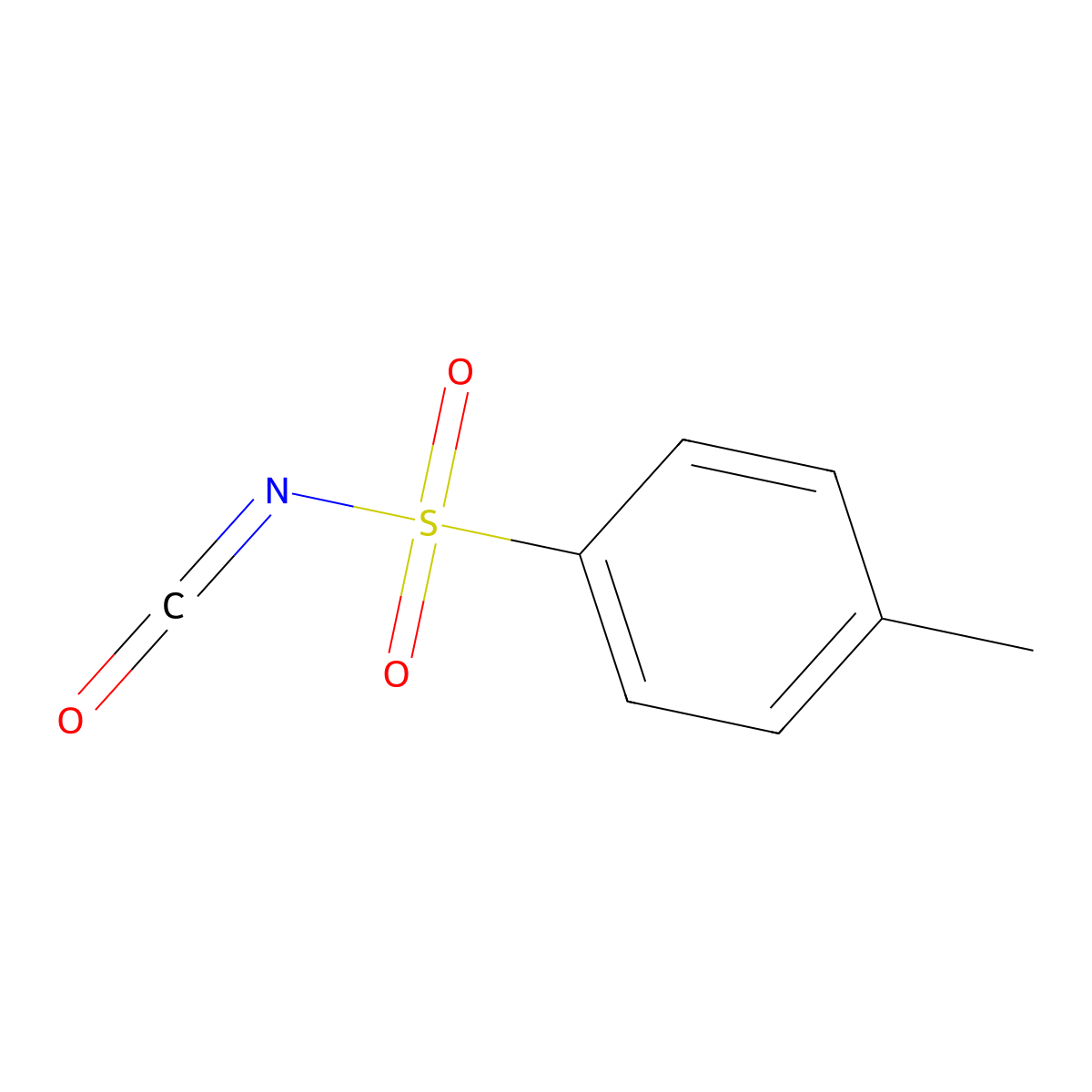 p-Toluenesulfonyl isocyanate molecular structure, CAS 4083-64-1