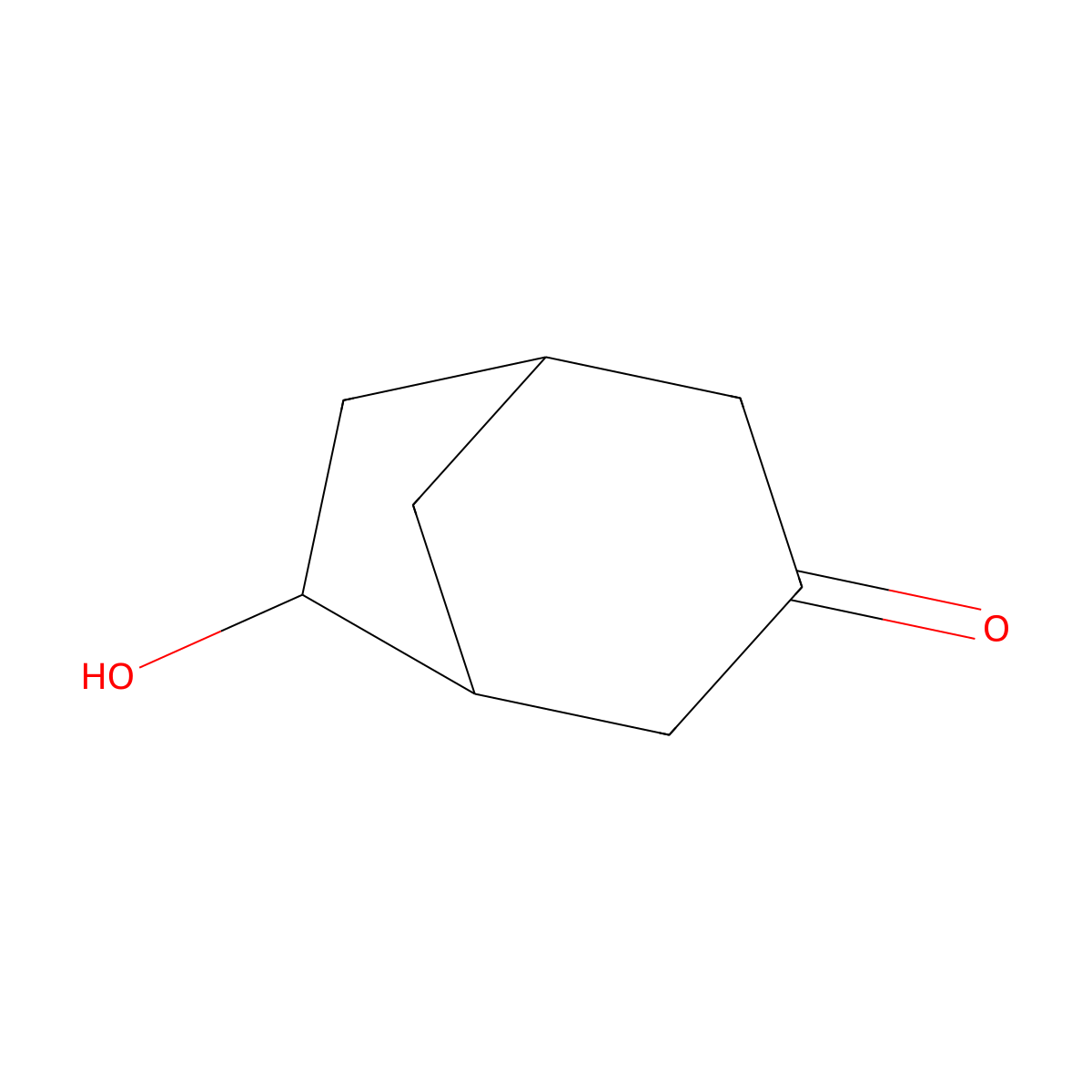 rac-(1R,5R,6S)-6-hydroxybicyclo[3.2.1]octan-3-one molecular structure, CAS 40830-59-9