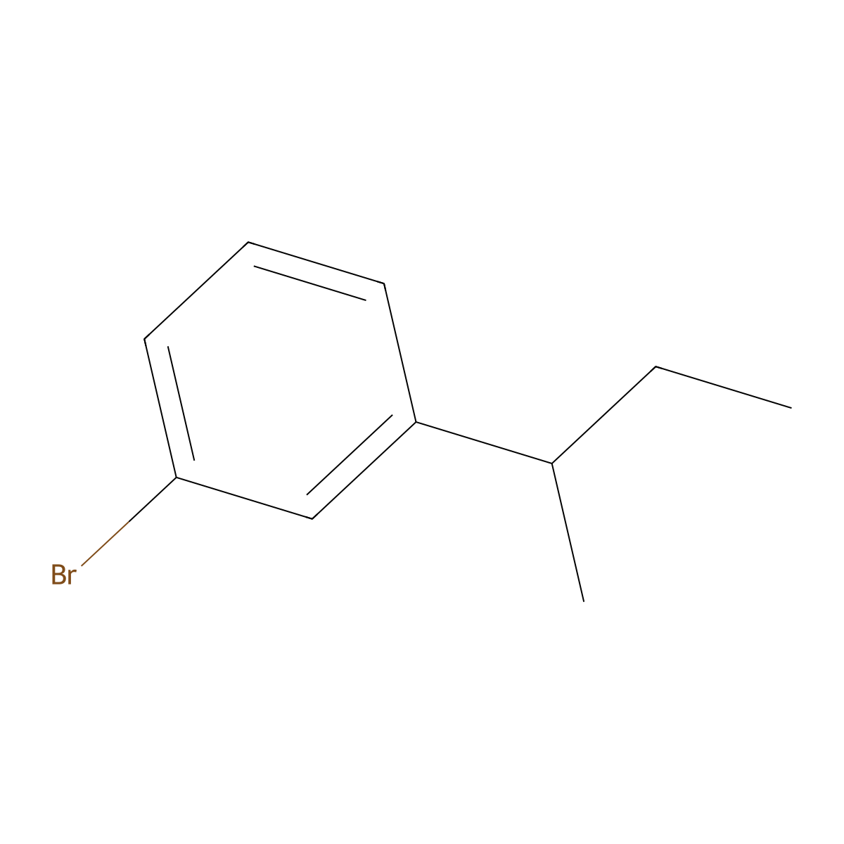 1-Bromo-3-(sec-butyl)benzene molecular structure, CAS 408307-61-9