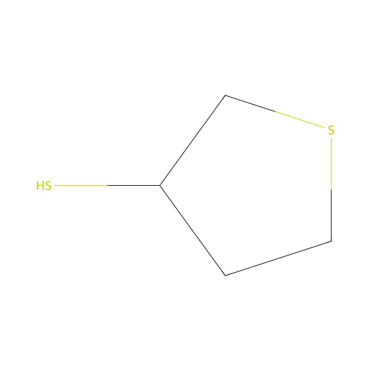 Thiolane-3-thiol molecular structure, CAS 408309-17-1