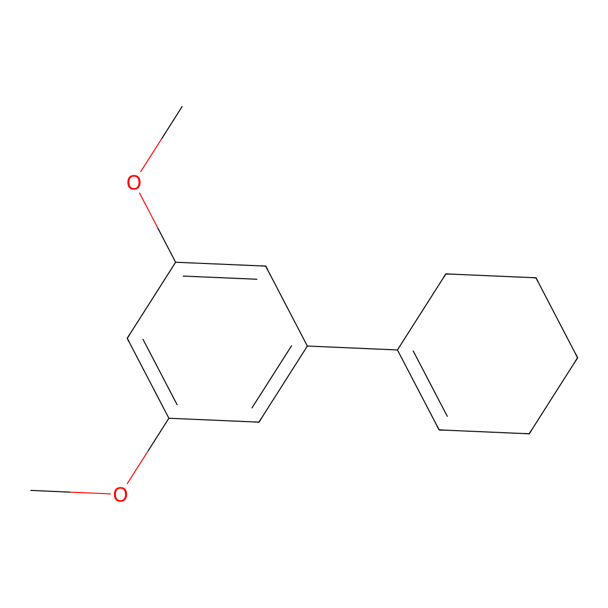 3',5'-Dimethoxy-2,3,4,5-tetrahydro-1,1'-biphenyl molecular structure, CAS 408312-84-5