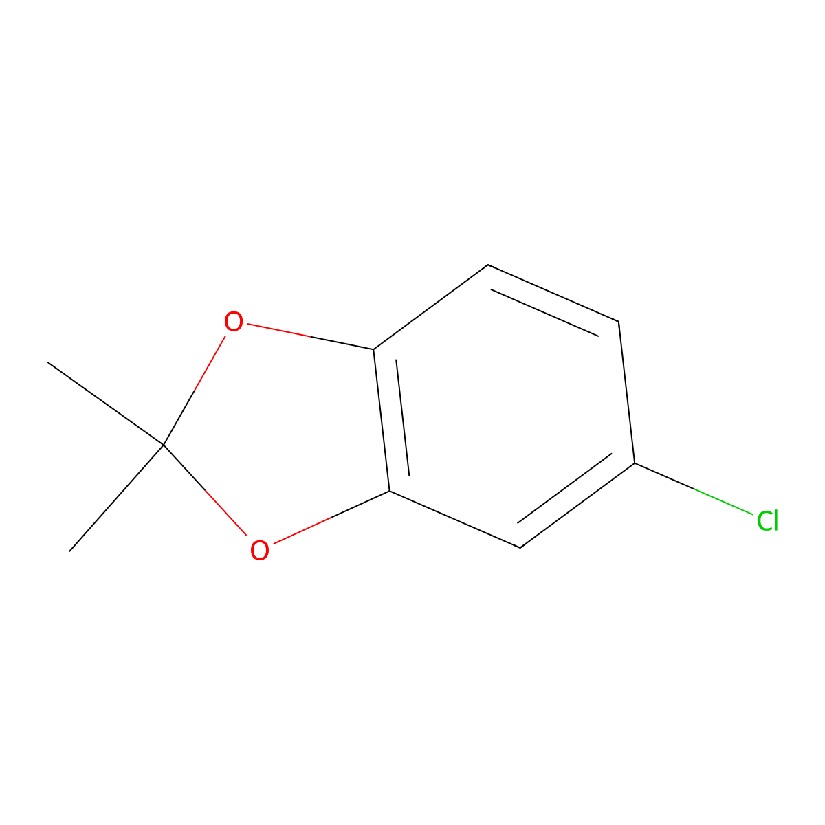 5-Chloro-2,2-dimethylbenzo[d][1,3]dioxole molecular structure, CAS 408326-82-9
