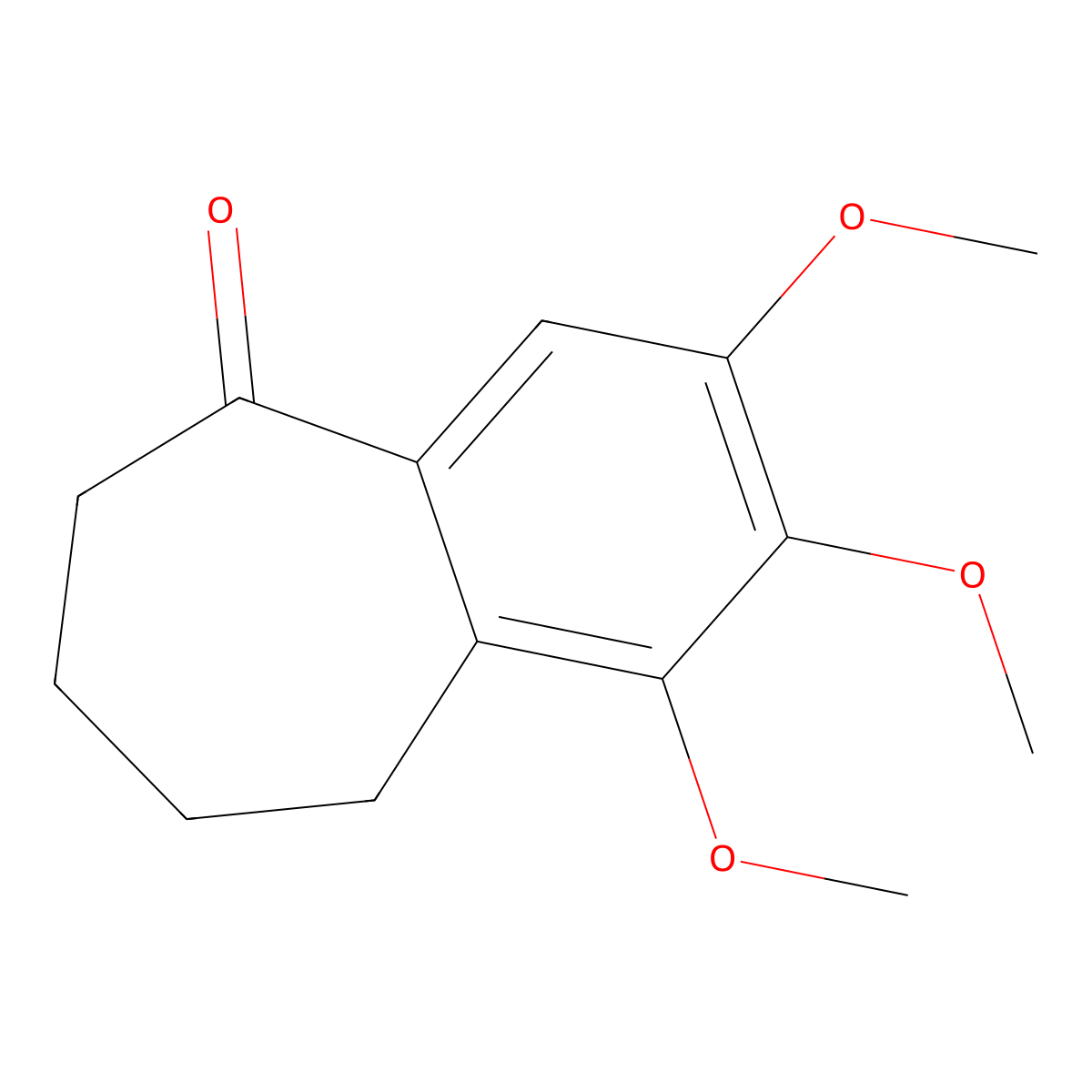 1,2,3-Trimethoxy-6,7,8,9-tetrahydro-5H-benzo[7]annulen-5-one molecular structure, CAS 408330-93-8