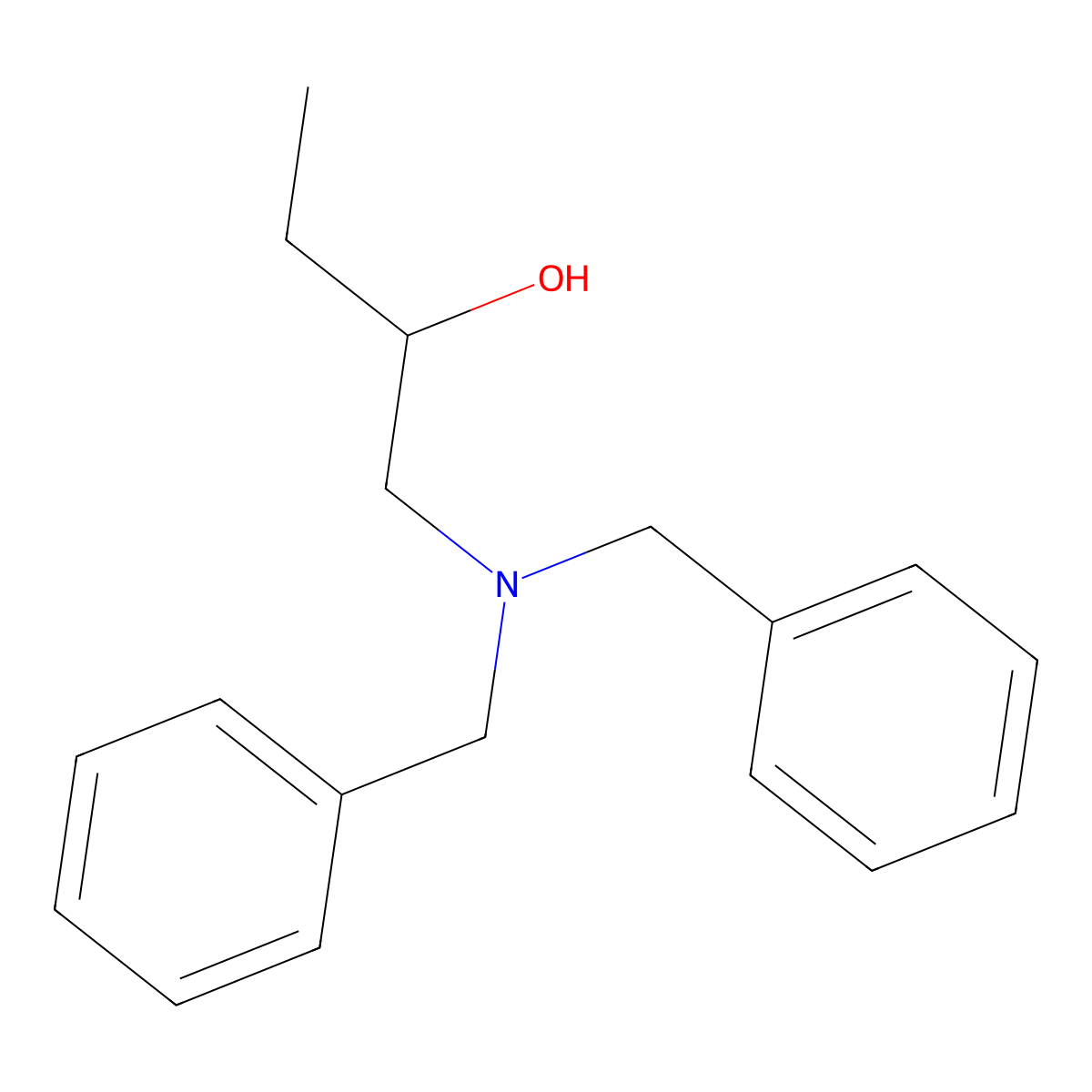 1-(Dibenzylamino)butan-2-ol molecular structure, CAS 408331-08-8