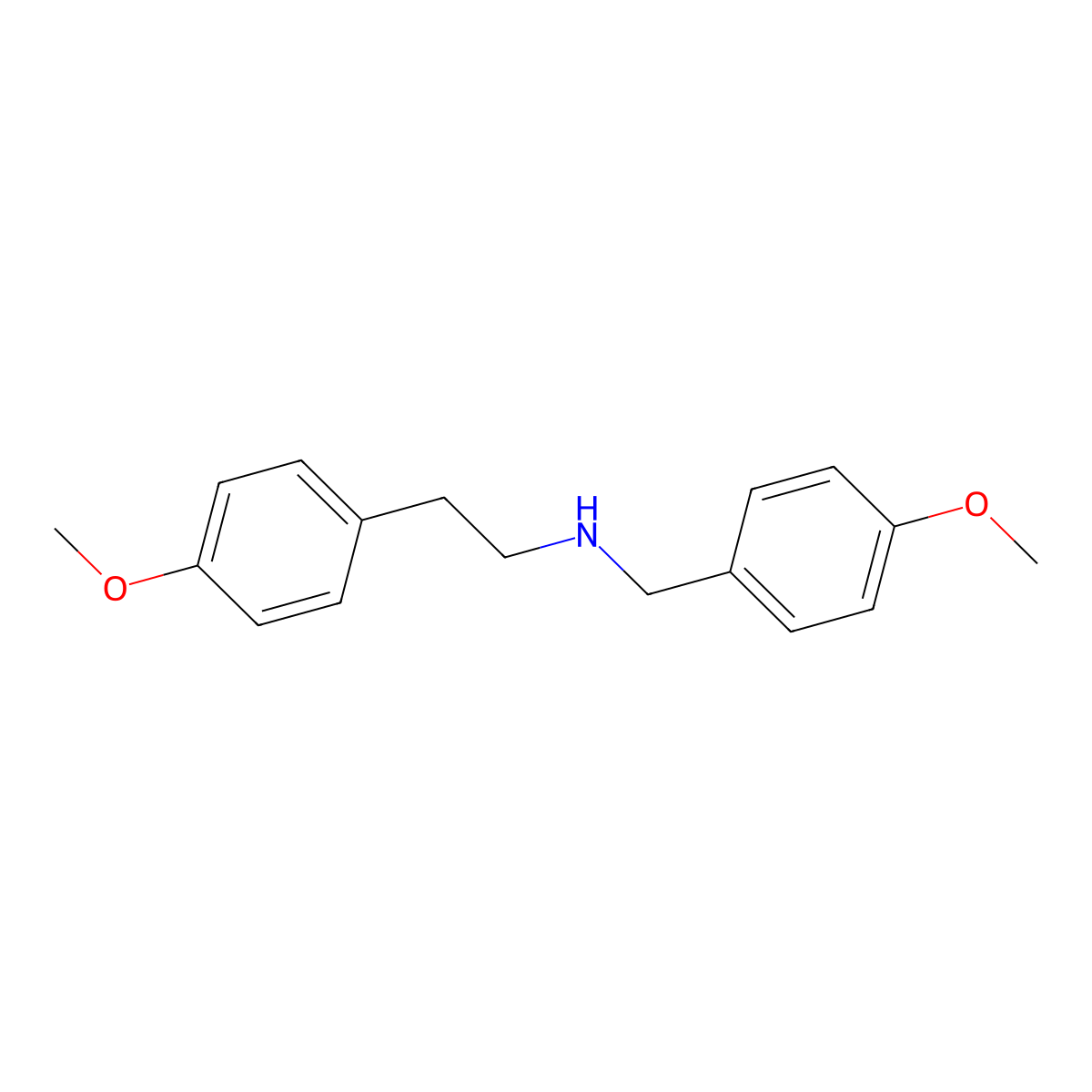 (4-Methoxybenzyl)[2-(4-methoxyphenyl)ethyl]amine molecular structure, CAS 408336-54-9