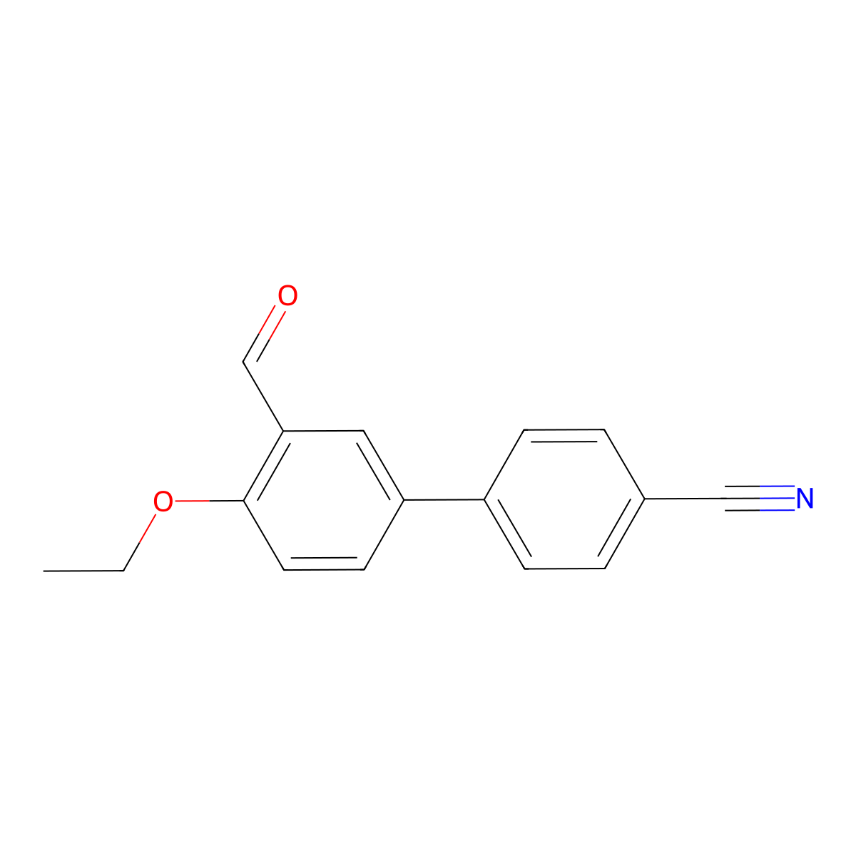 4'-Ethoxy-3'-formyl-biphenyl-4-carbonitrile molecular structure, CAS 408372-19-0