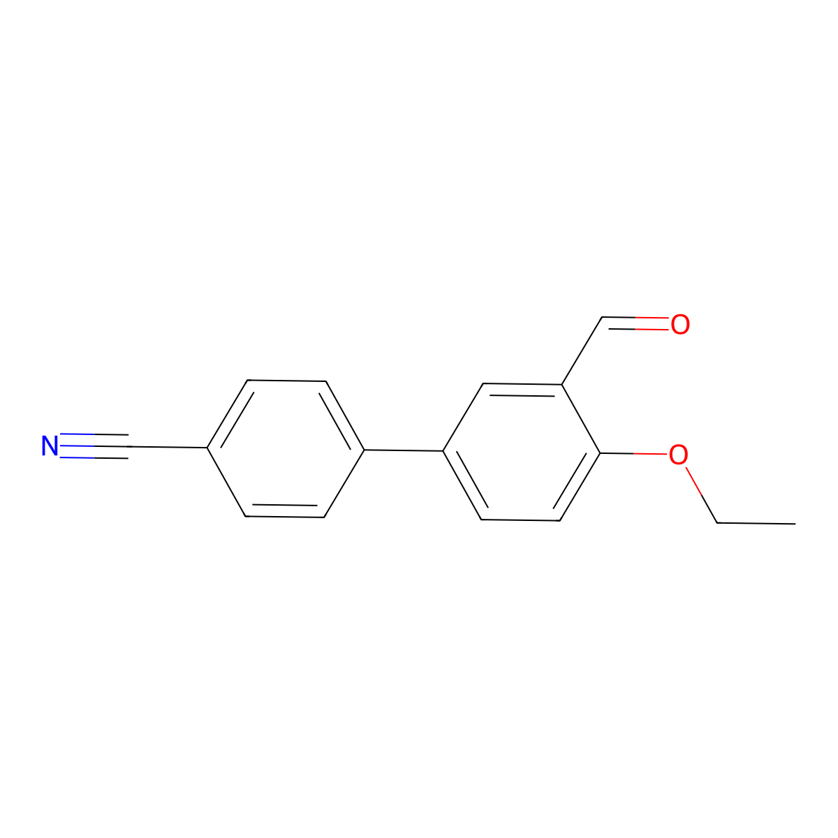 4'-Ethoxy-3'-formyl-biphenyl-4-carbonitrile molecular structure, CAS 408372-19-0