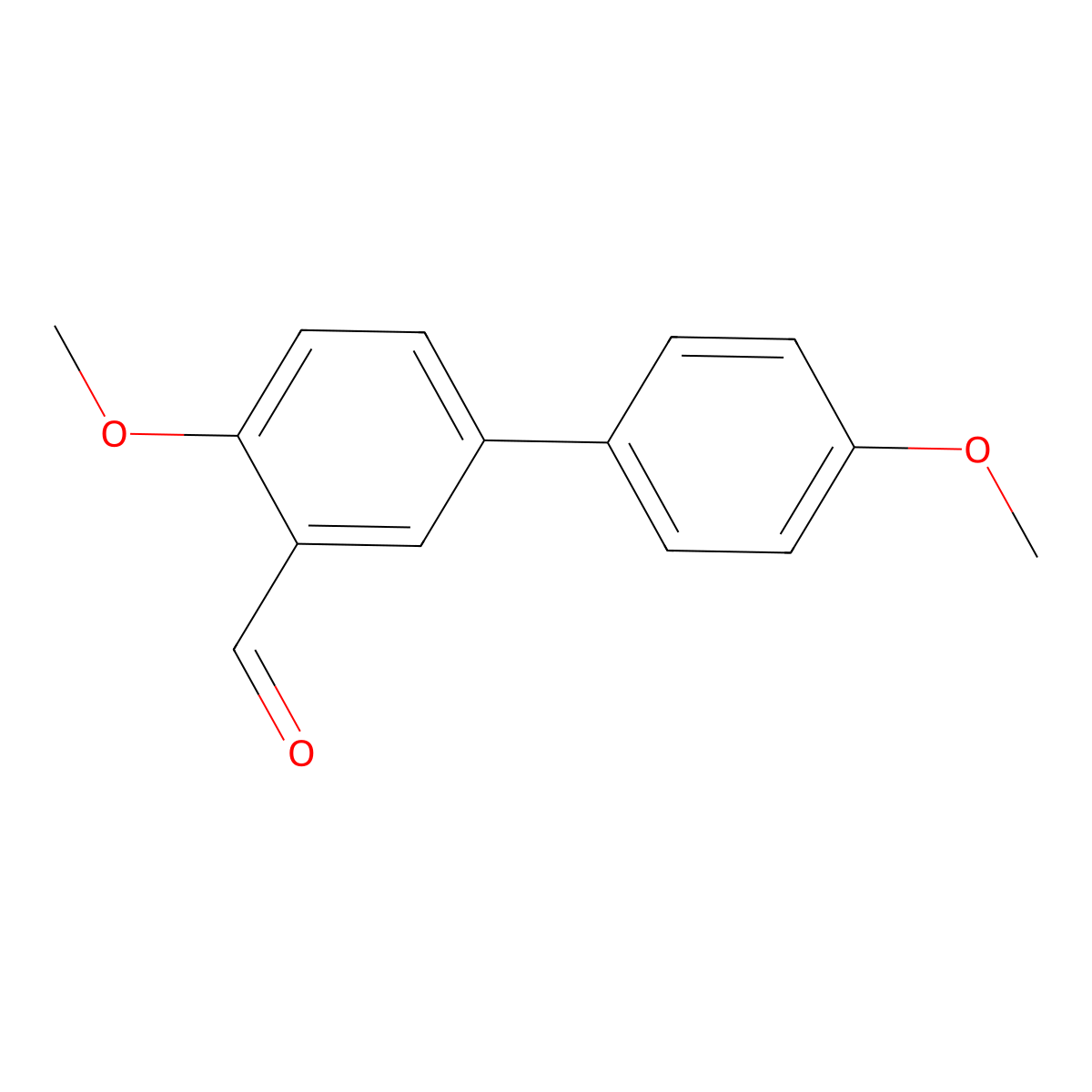 4,4'-Dimethoxy[1,1'-biphenyl]-3-carboxaldehyde molecular structure, CAS 408372-34-9