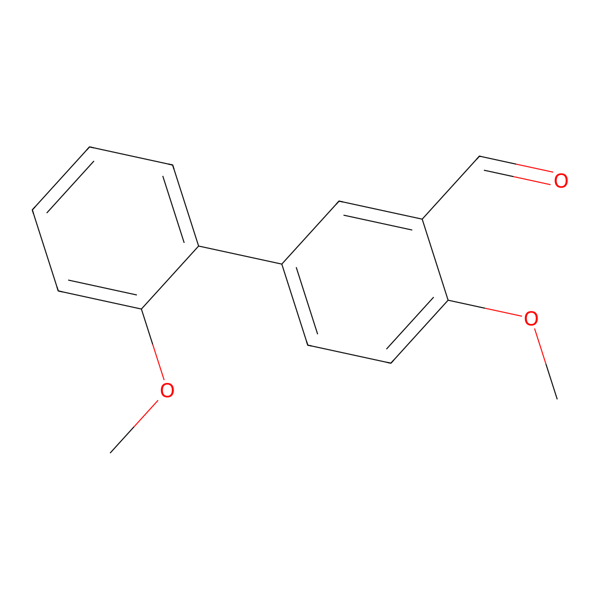 2',4-Dimethoxy[1,1'-biphenyl]-3-carboxaldehyde molecular structure, CAS 408372-44-1