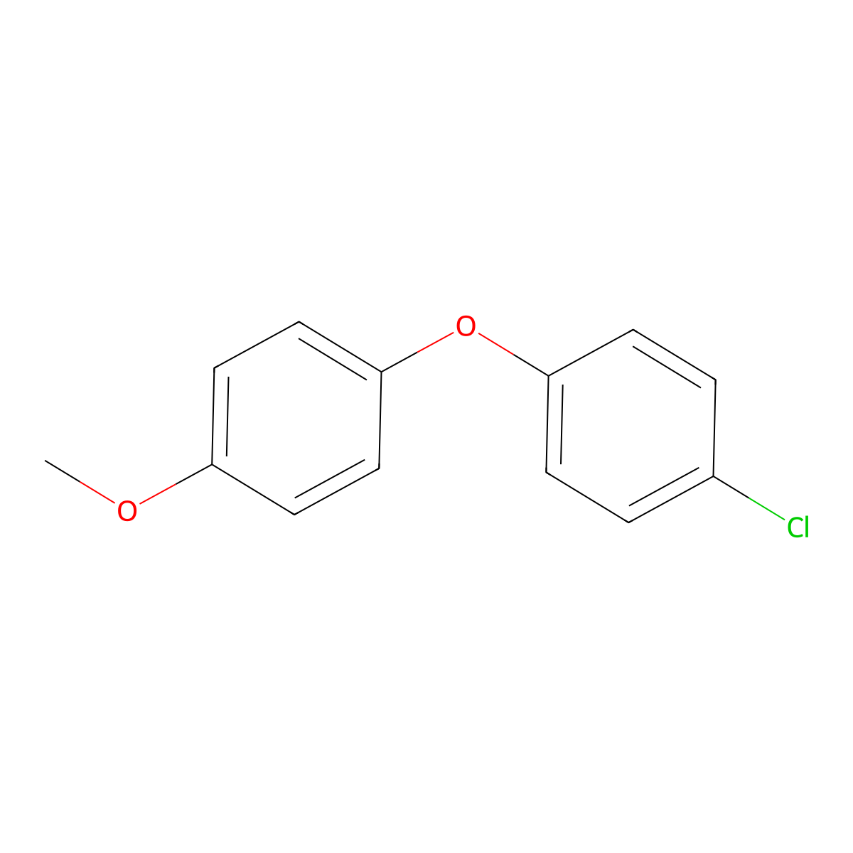 1-Chloro-4-(4-methoxyphenoxy)benzene molecular structure, CAS 40843-46-7