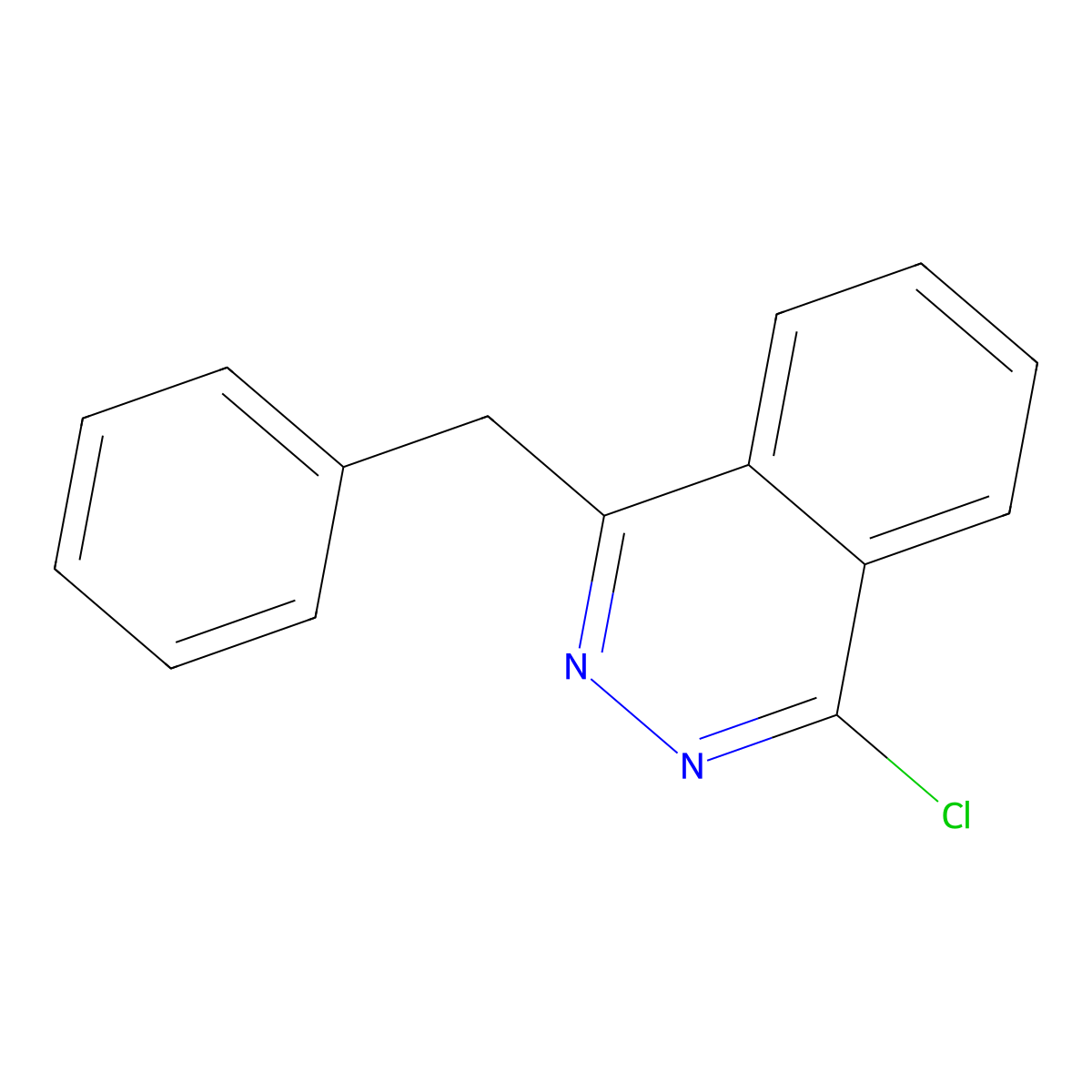 1-Benzyl-4-chlorophthalazine molecular structure, CAS 40848-53-1