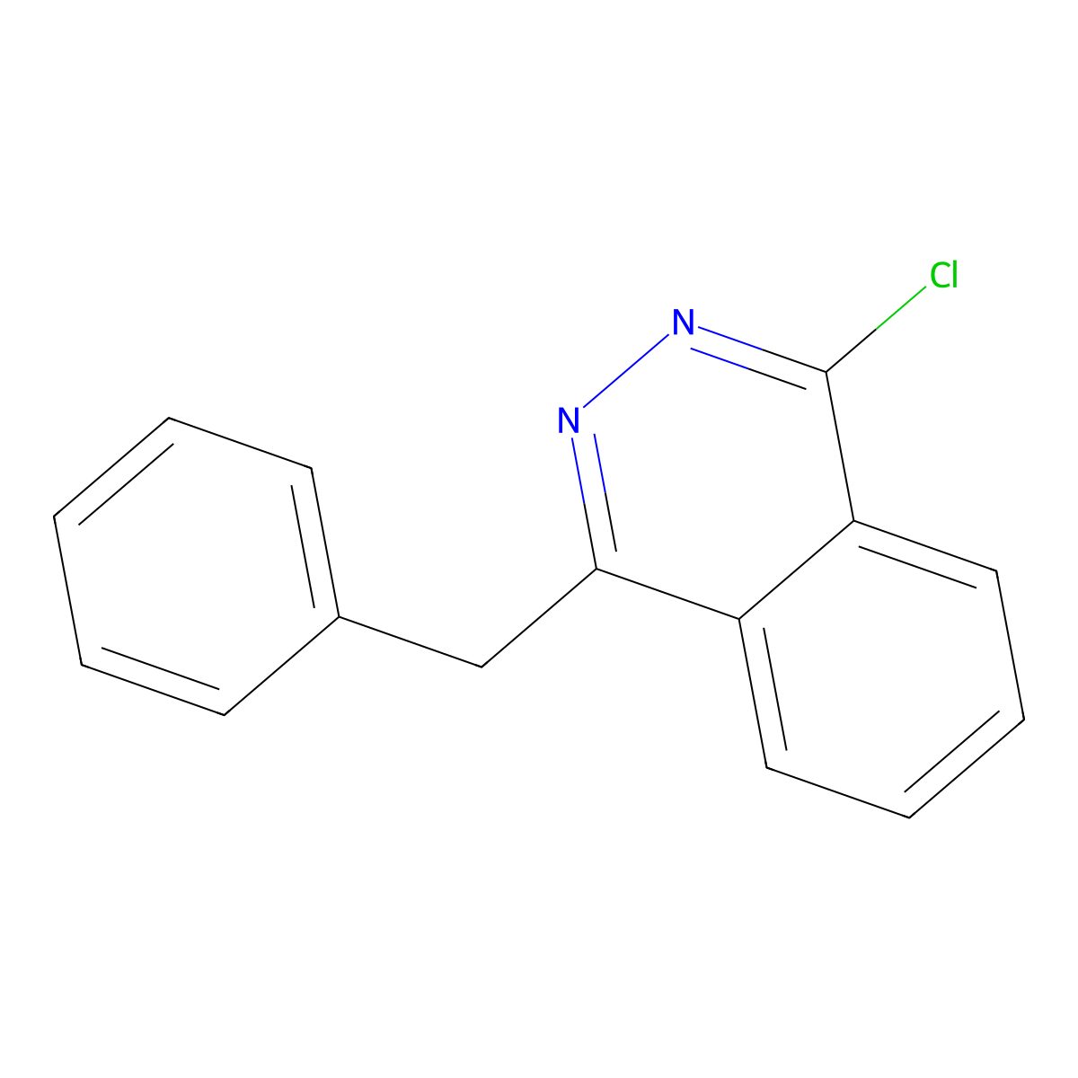 1-Benzyl-4-chlorophthalazine molecular structure, CAS 40848-53-1