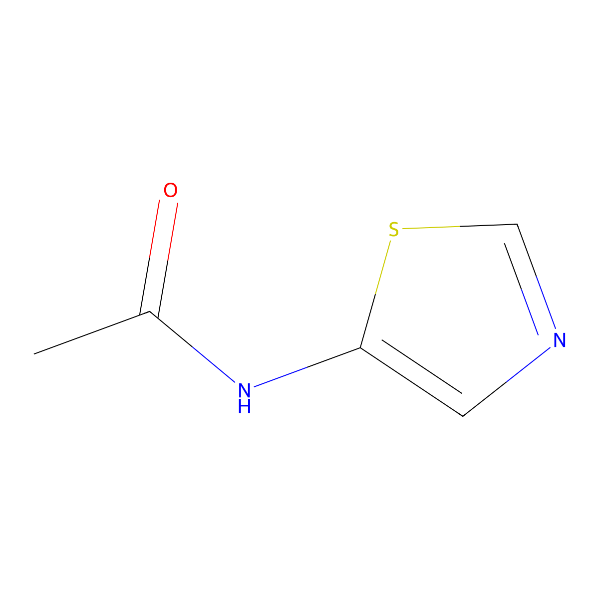 N-(thiazol-5-yl)acetamide molecular structure, CAS 408507-23-3
