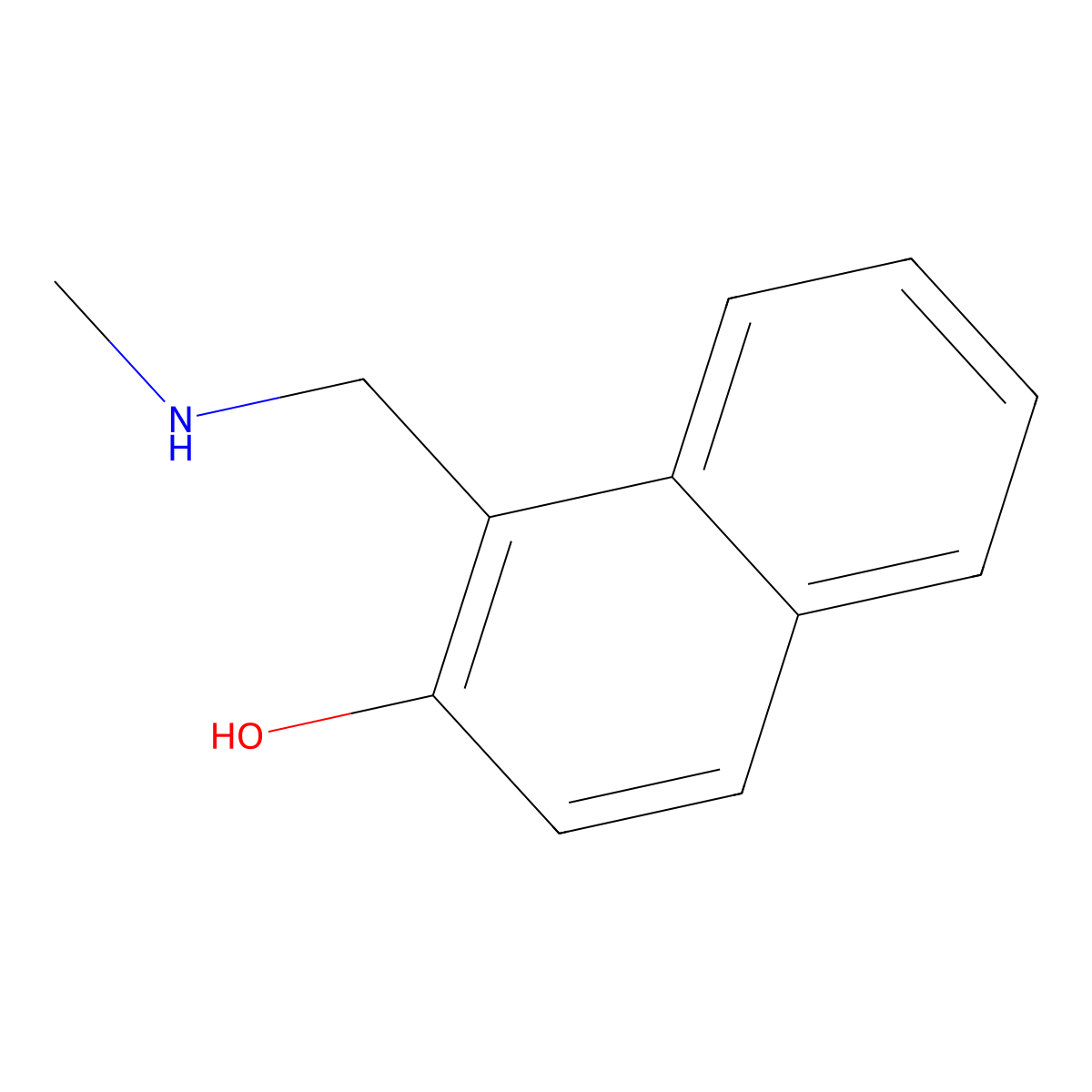1-[(Methylamino)methyl]naphthalen-2-OL molecular structure, CAS 408507-97-1