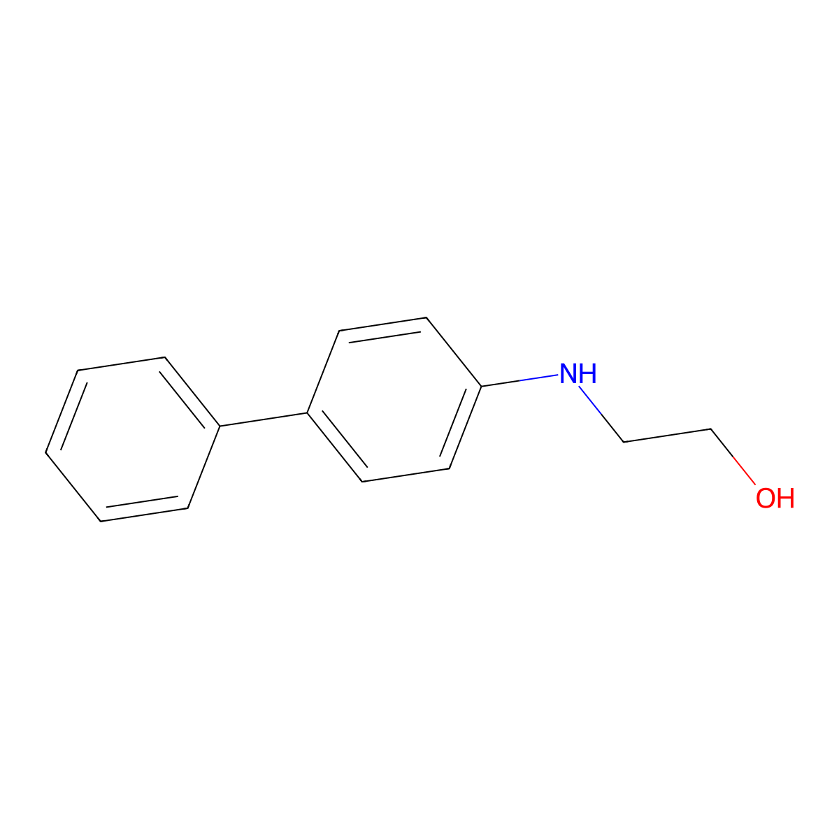 2-(4-Phenylanilino)ethanol molecular structure, CAS 408508-22-5