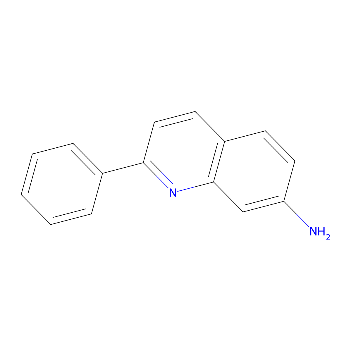 2-Phenylquinolin-7-amine molecular structure, CAS 408508-52-1