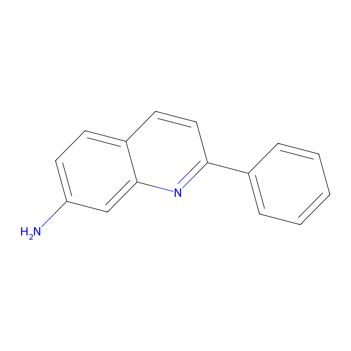 2-Phenylquinolin-7-amine molecular structure, CAS 408508-52-1