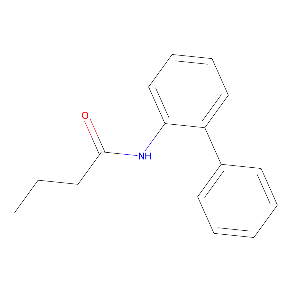 N-[1,1'-biphenyl]-2-ylbutanamide molecular structure, CAS 408508-58-7