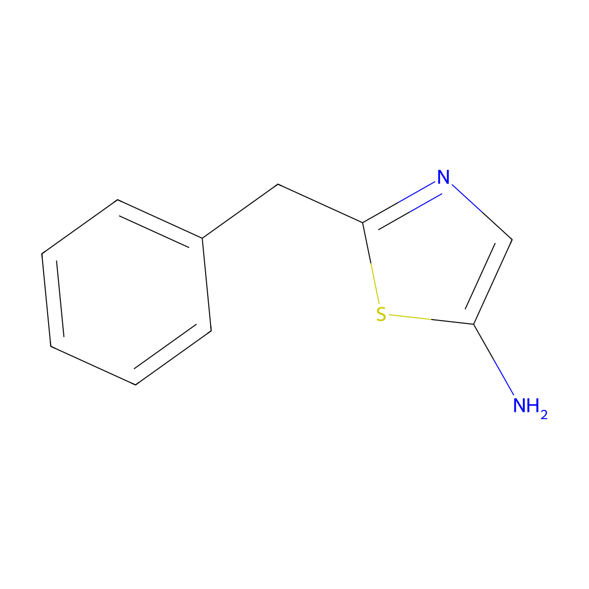 2-Benzylthiazol-5-amine molecular structure, CAS 408509-85-3