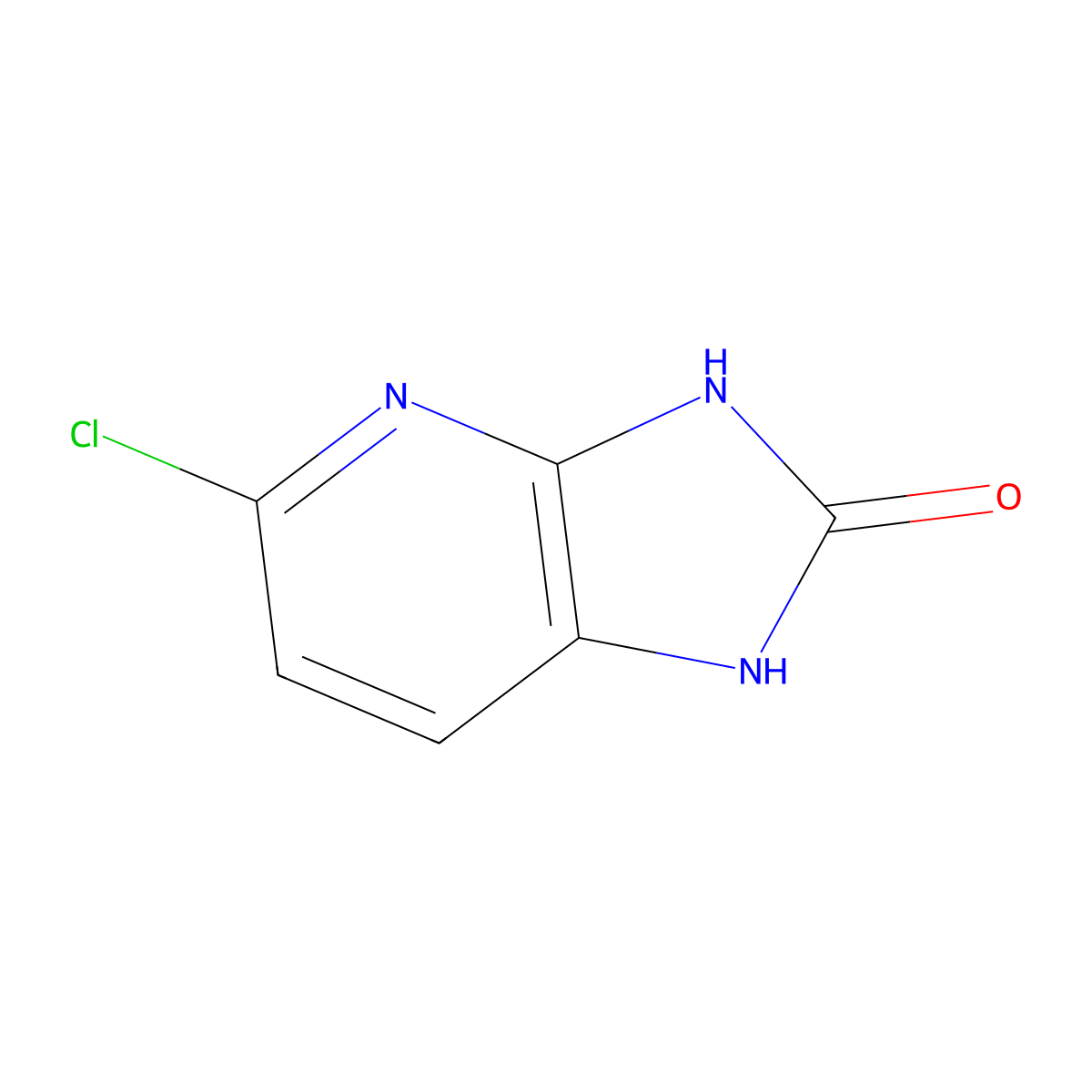 5-chloro-1H,2H,3H-imidazo(4,5-b)pyridin-2-one molecular structure, CAS 40851-98-7